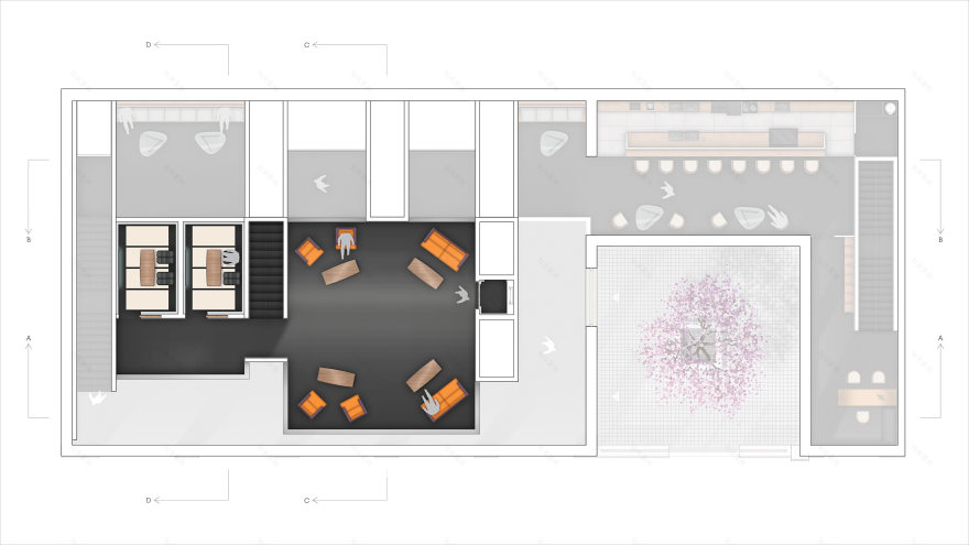 日本电影俱乐部“Kurabu”的空间设计-6