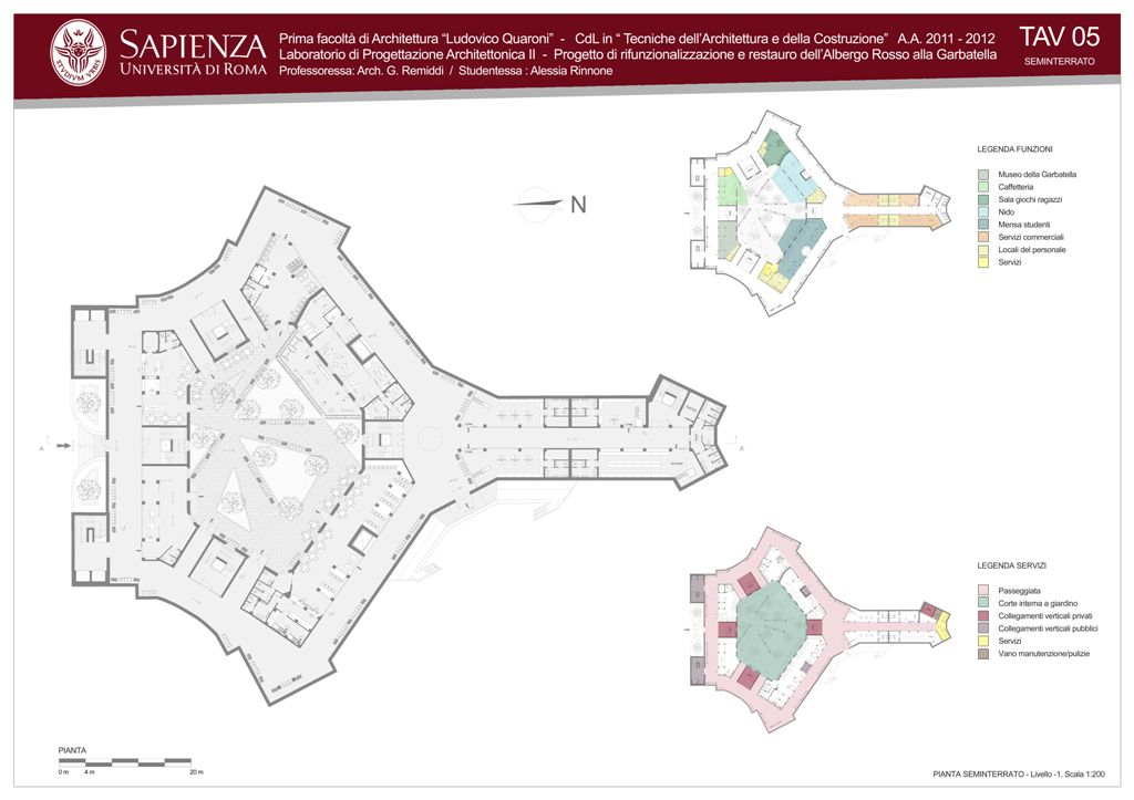 罗马红色酒店多功能社区中心 | 复古与创新的完美结合-4