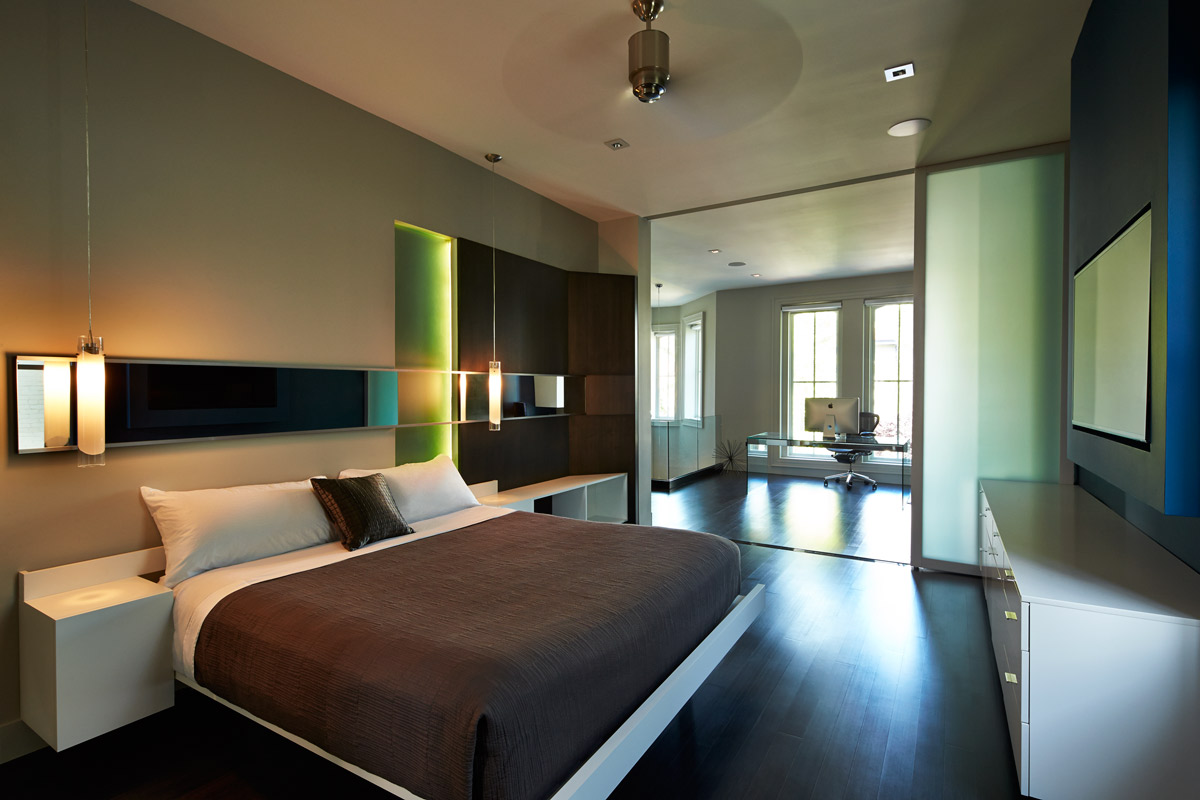 华盛顿特区科克罗恩住宅，现代温馨的聚会空间-11