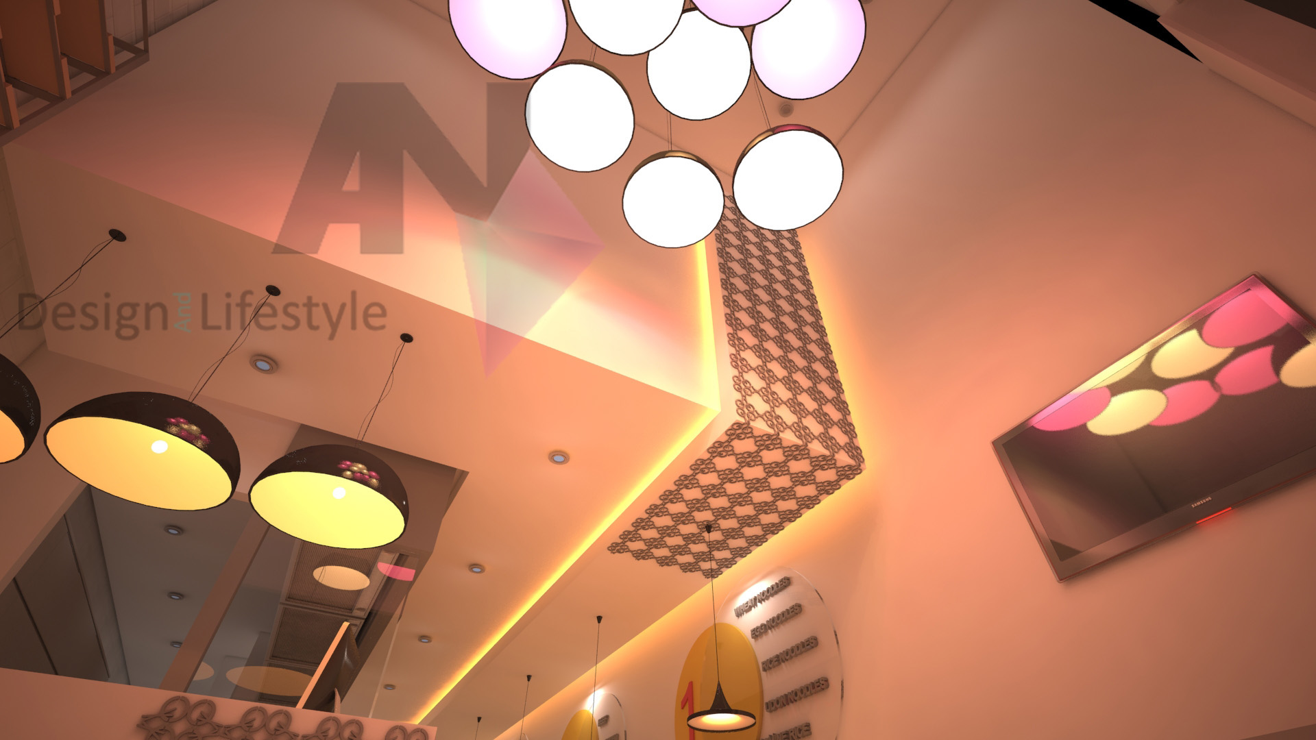 工业风亚洲快餐店设计 | Wok Factory Restaurant-1