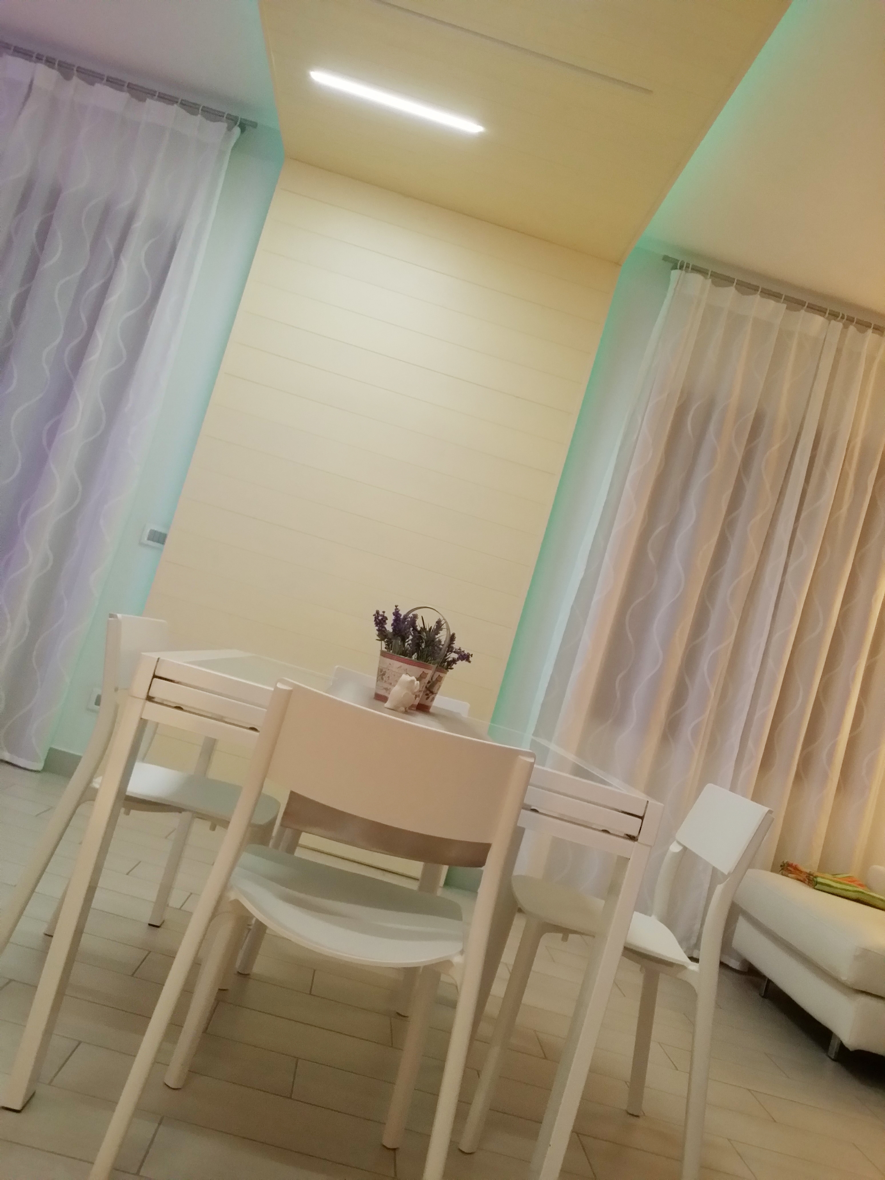 2014 年完工的个性化厨房玻璃面板装饰公寓室内设计案例-7