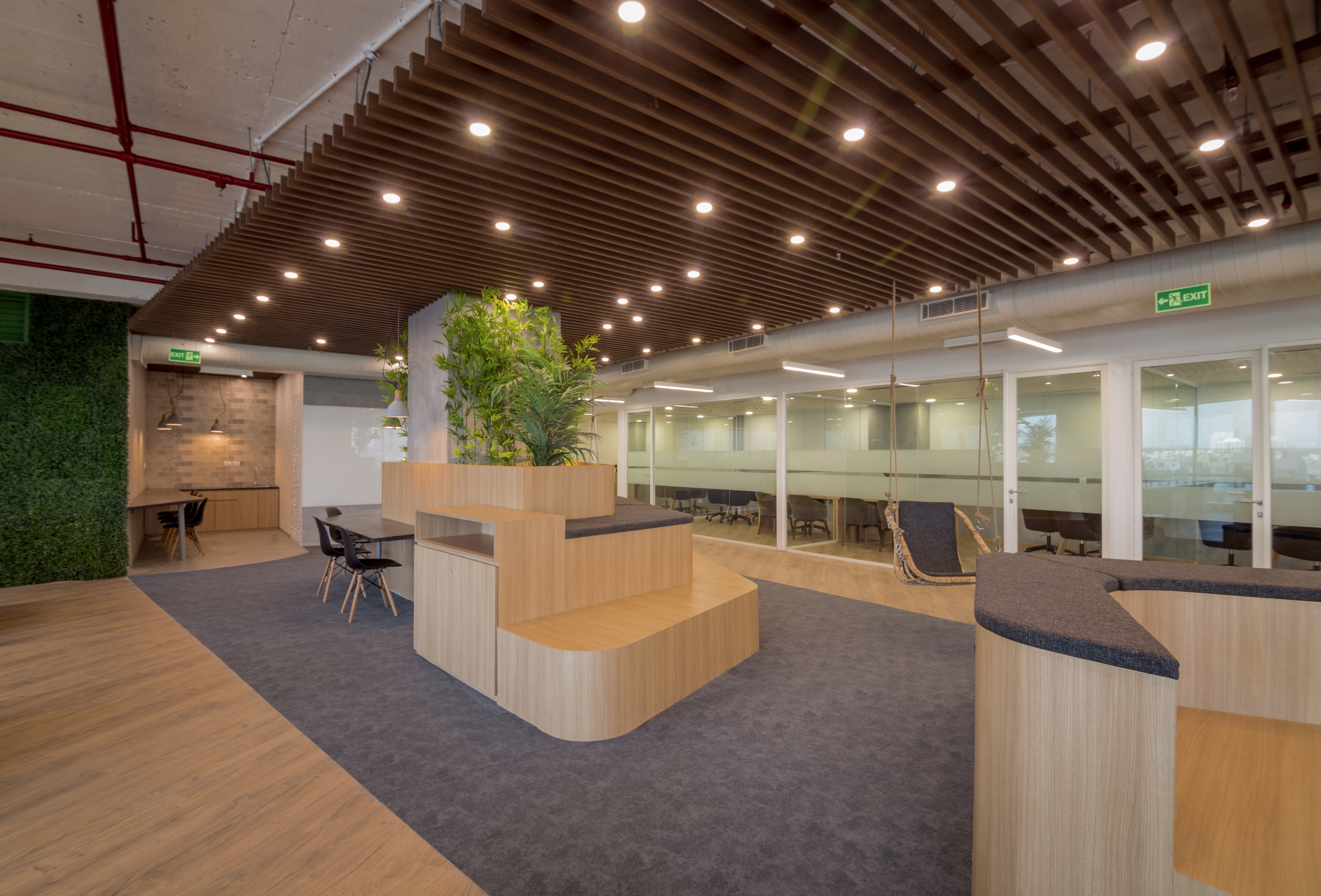 2017 年完成的印度 Nomura 研究机构室内设计案例-3