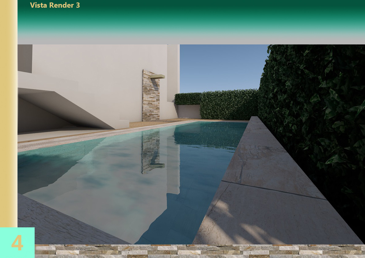 私人泳池项目，现代家庭度假胜地-17