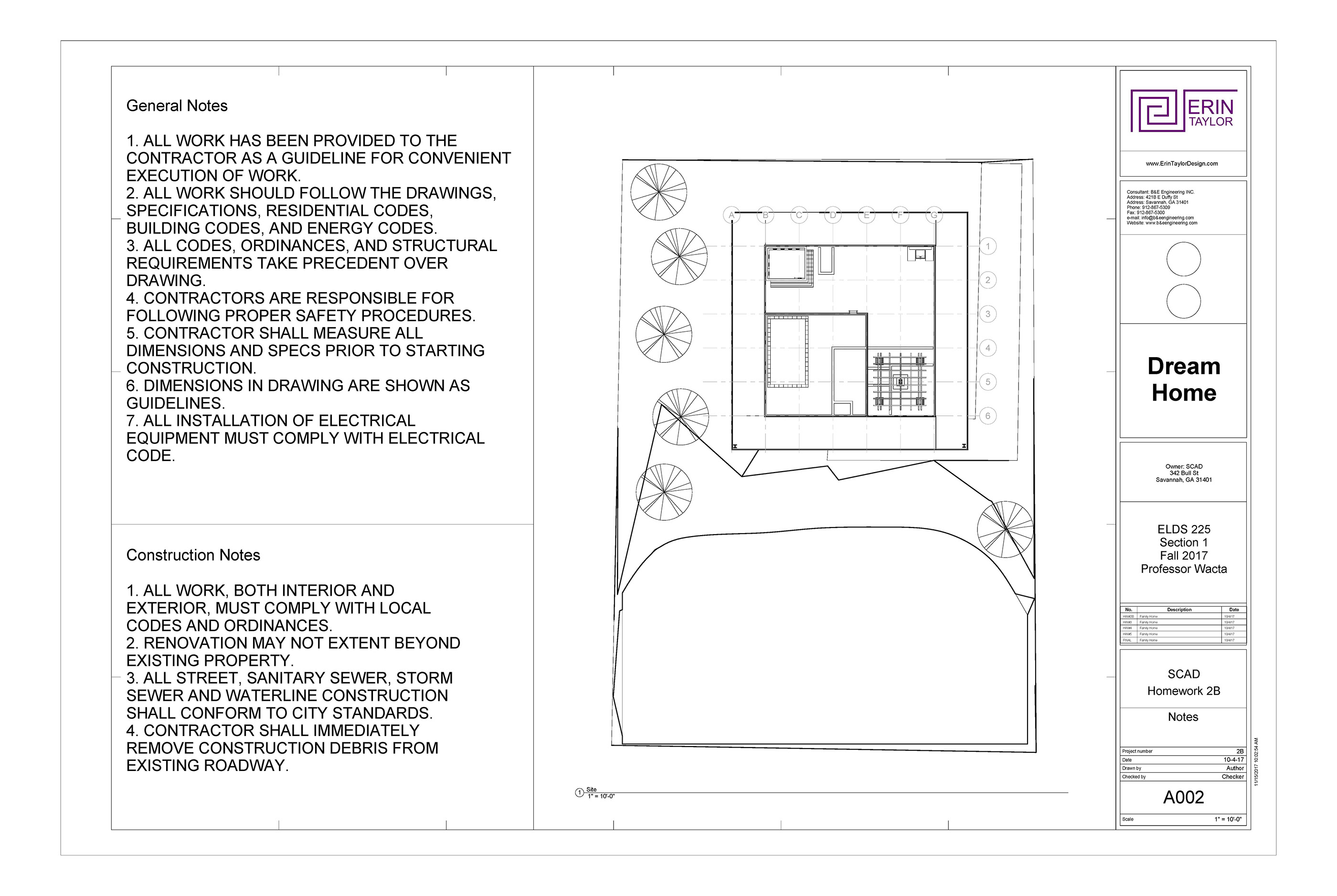 Revit House Plan Construction Document-2