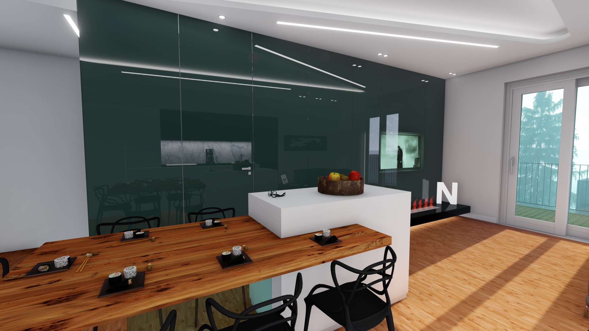 S·C· HOUSE 翻新公寓设计 · 现代简约风引领居住新潮流-5