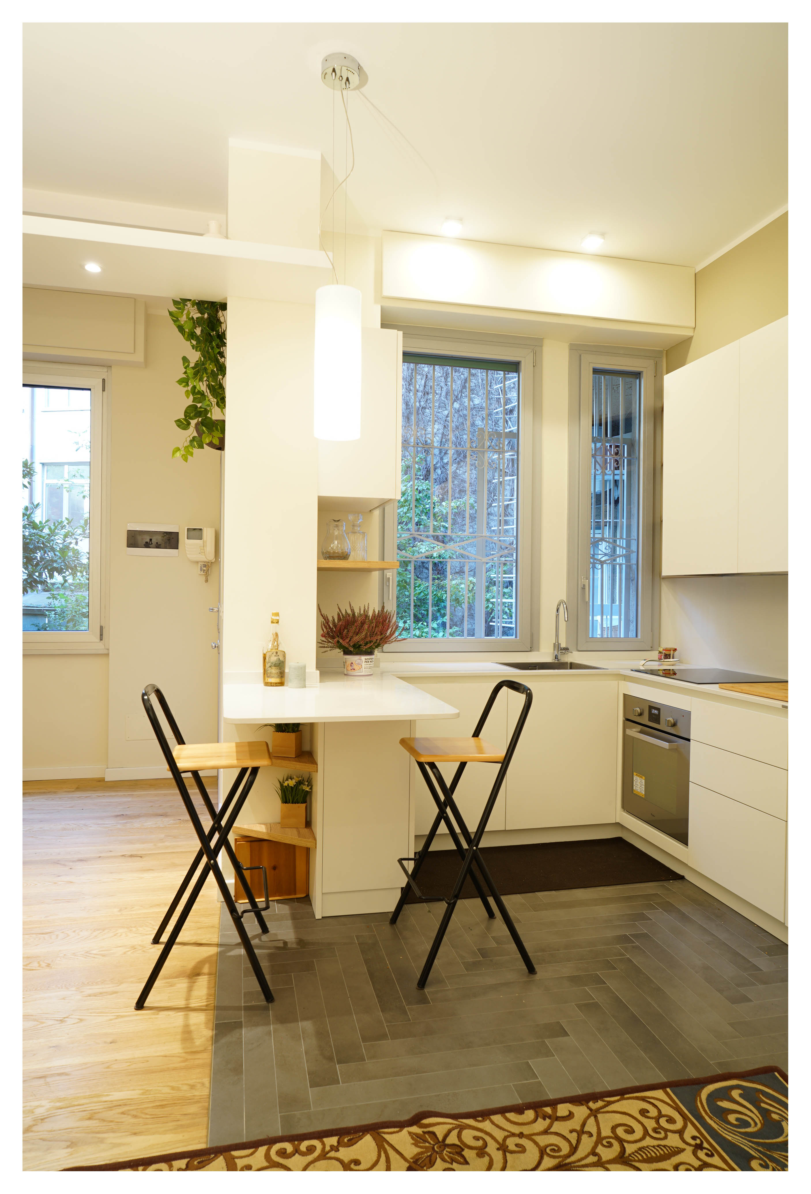 2018 年完成的温馨公寓设计-30