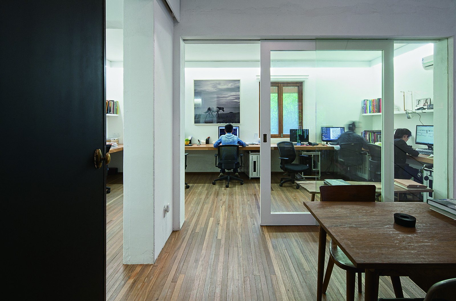 杭州观堂设计 1 号别墅办公空间 | 简约工业风,花园式办公环境-32