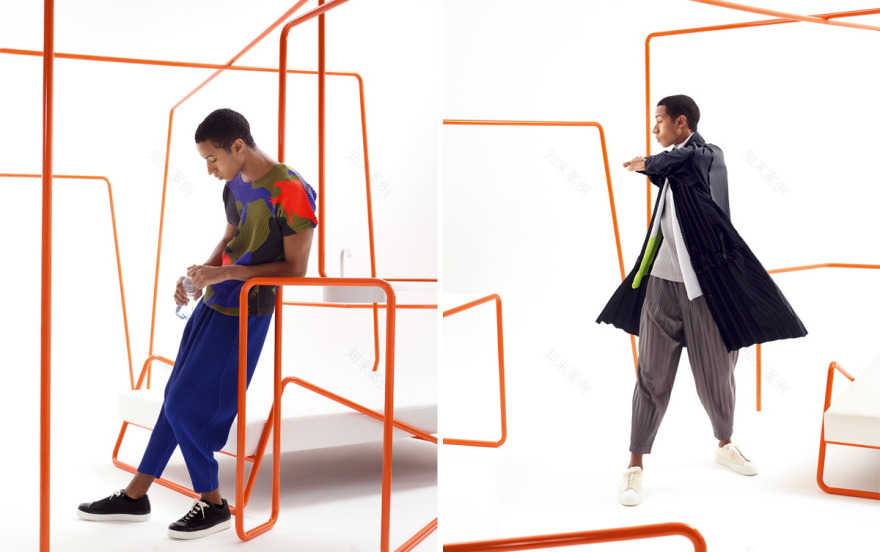 线之韵 · 三宅一生男士褶皱系列展-15