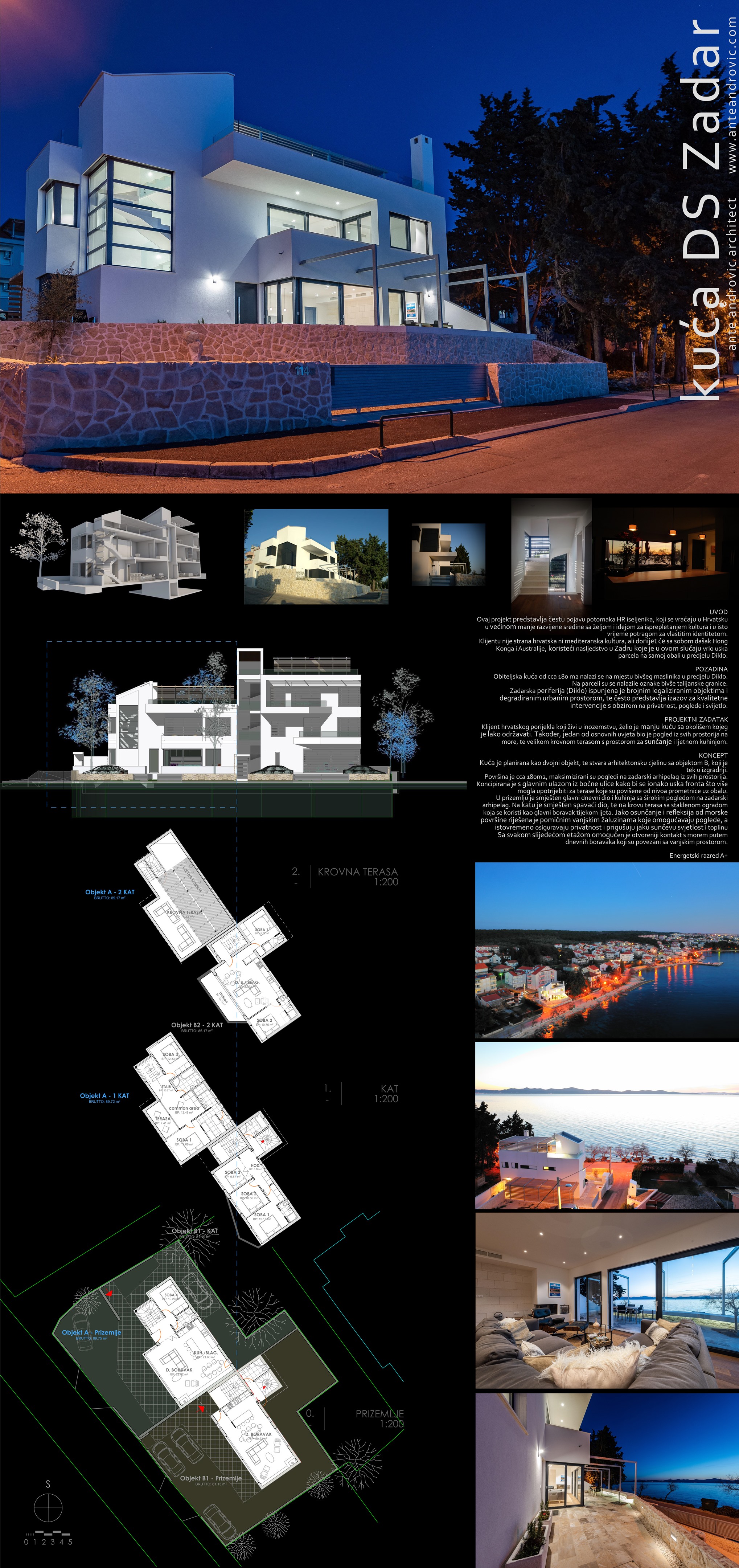 克罗地亚 Diklo 家庭度假屋-0