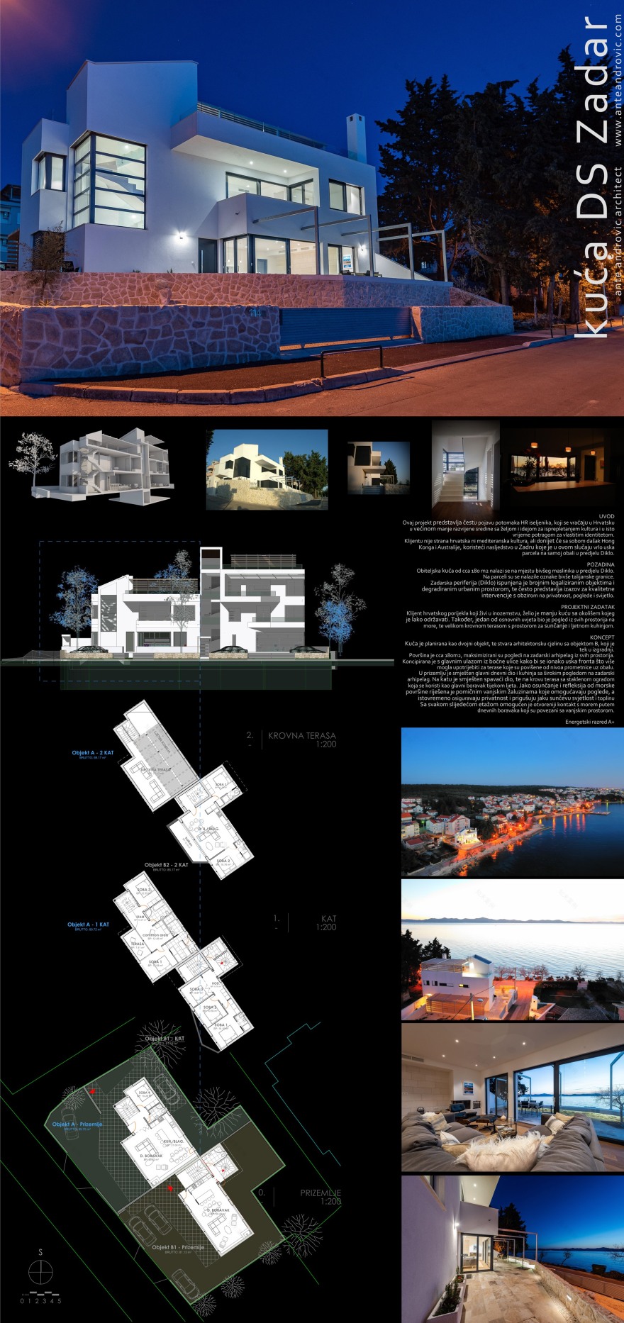 克罗地亚 Diklo 家庭度假屋-0