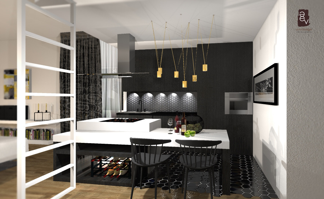 黑白极简别墅设计，展现空间纯粹之美-10