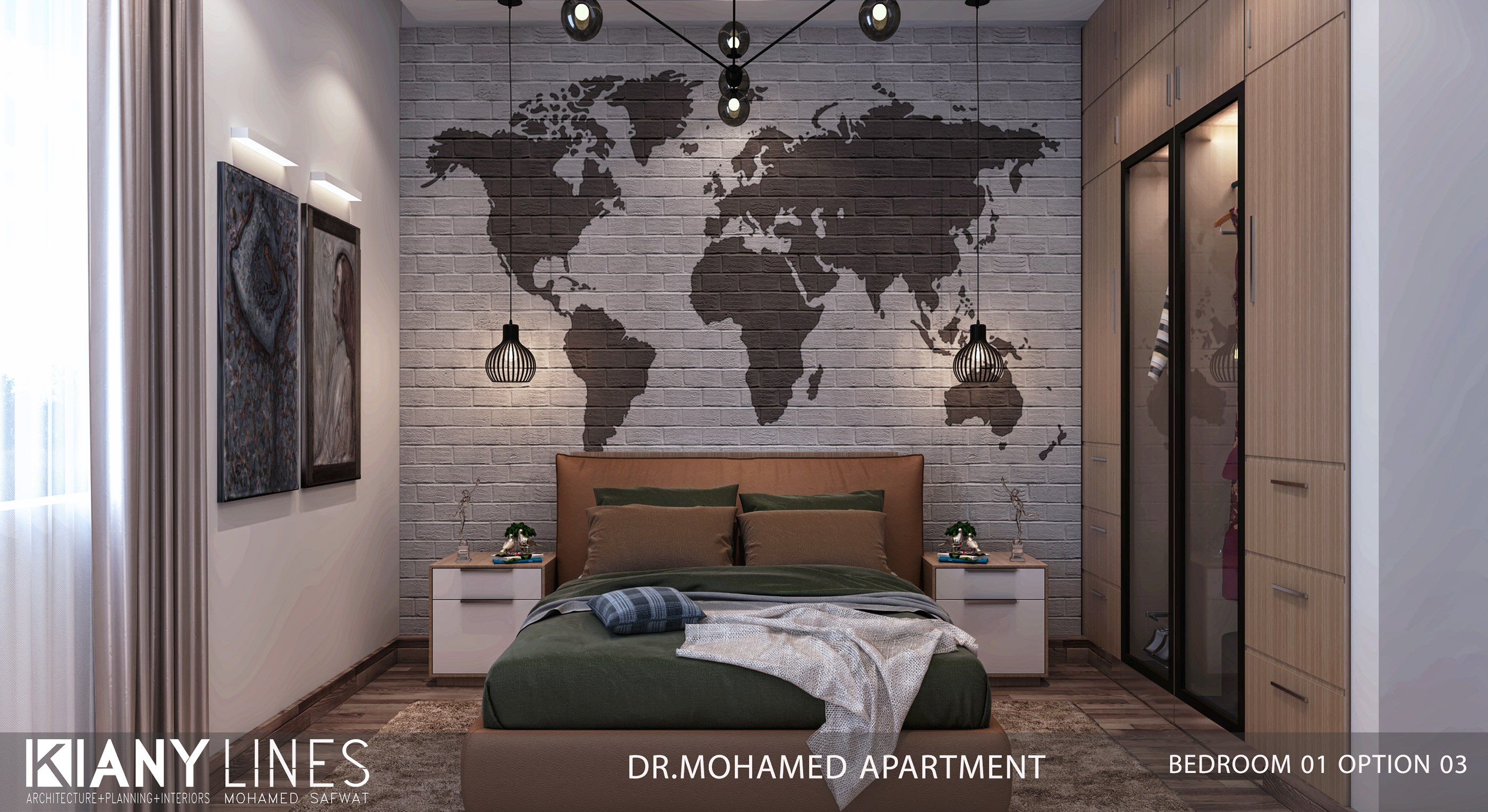 Bedroom Interior Design and Visualization Proposals-8