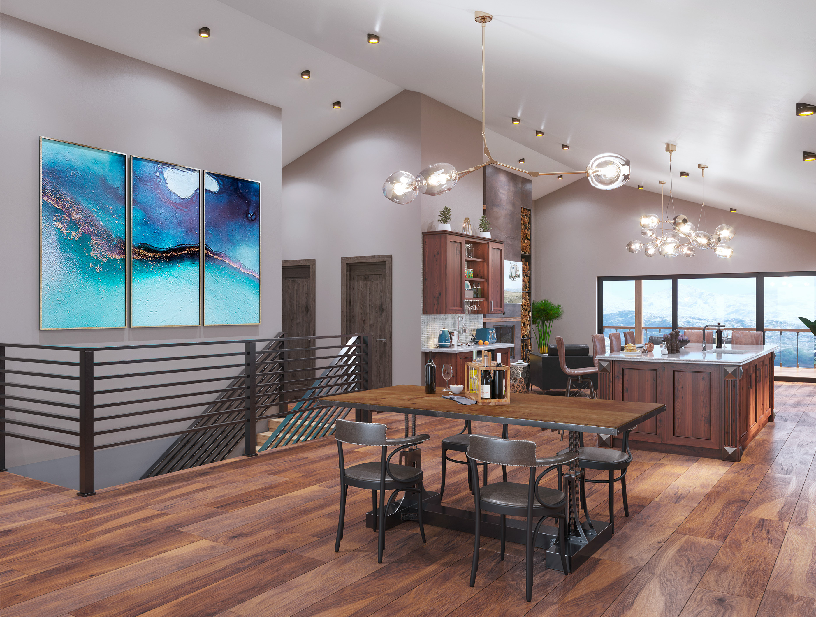 山间别墅翻新，自然与现代交融-10