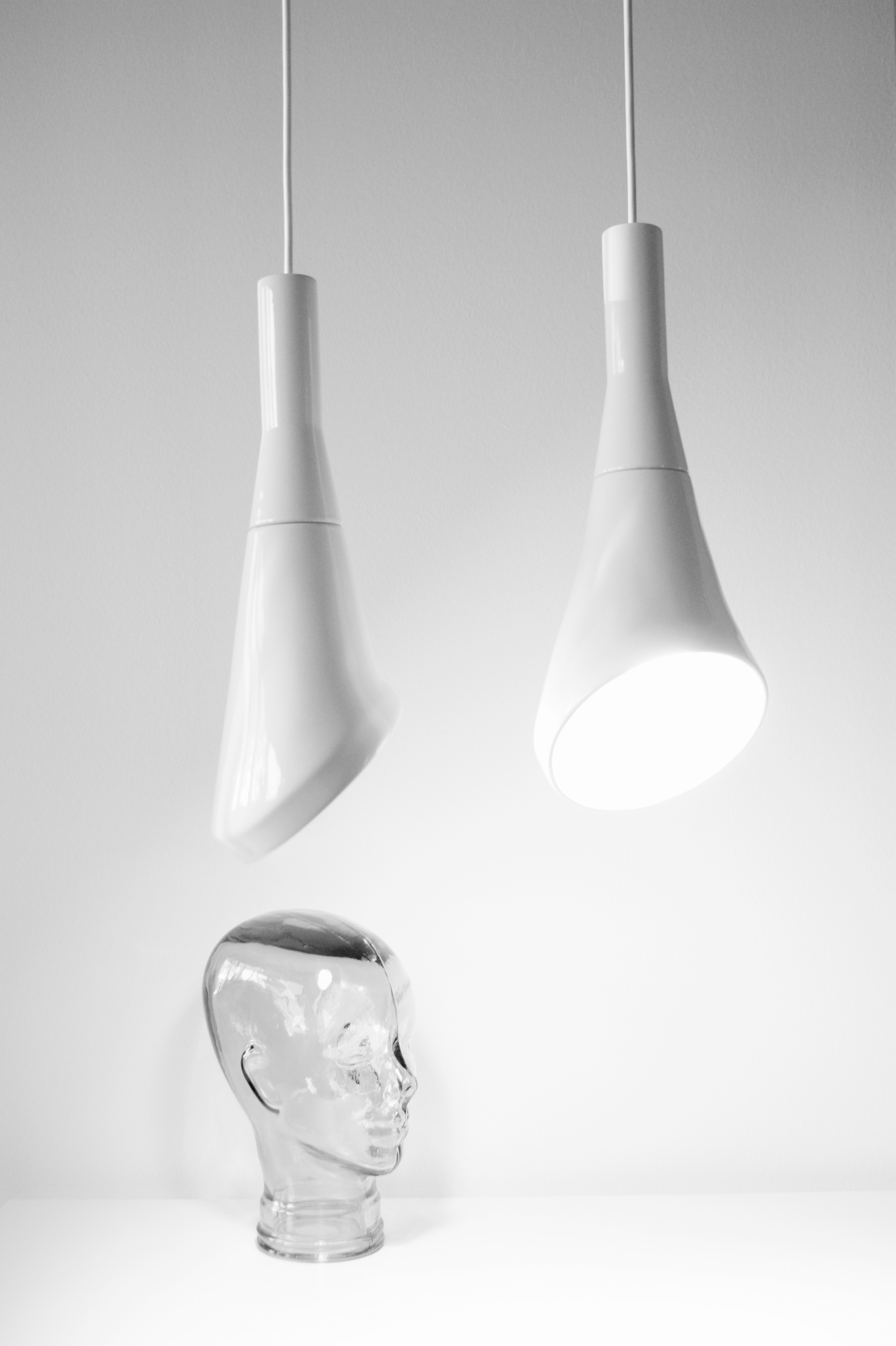 白噪声吊灯 | 极简纯白，雕塑般的照明设计-18