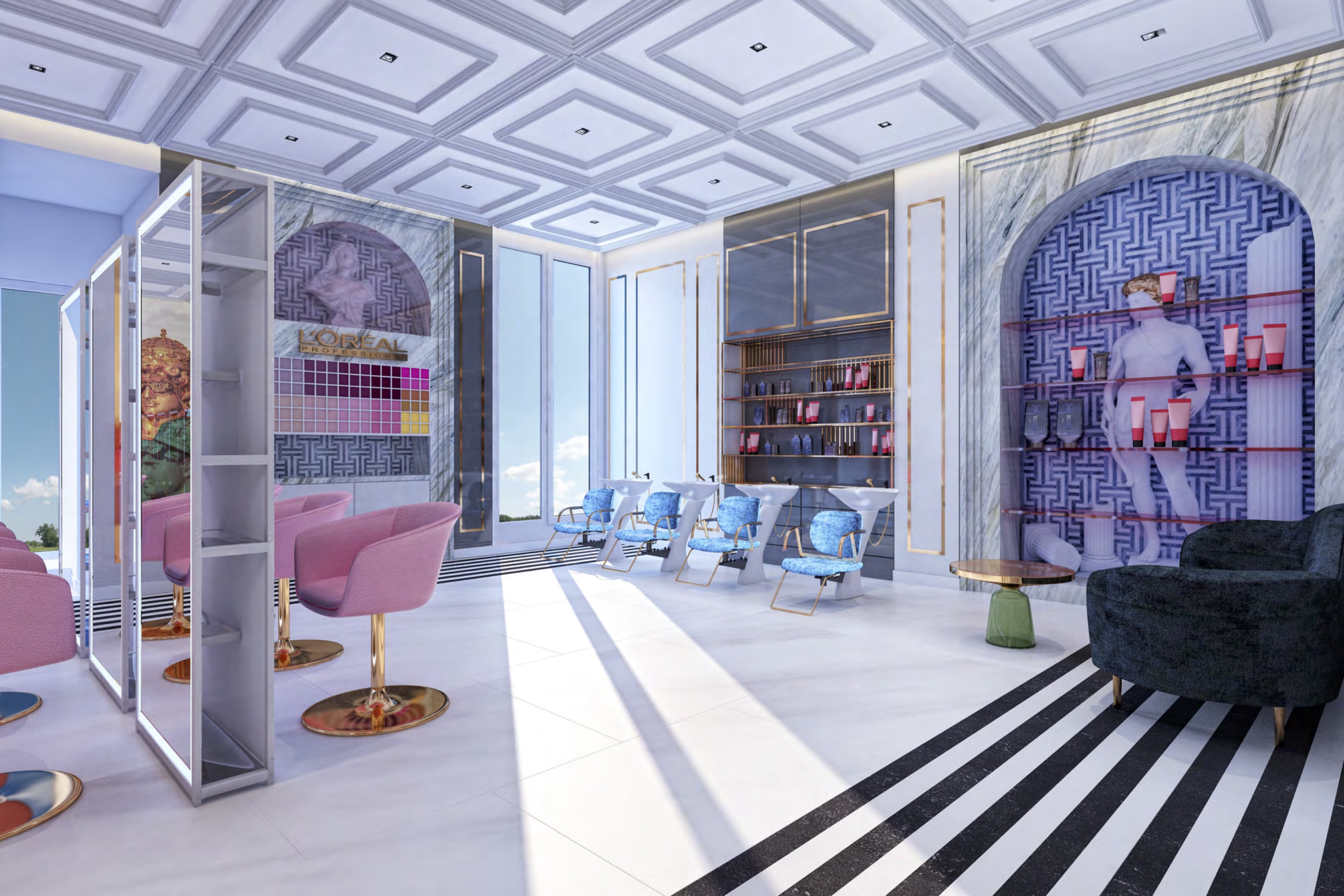 Mohamed Sagheer 发廊设计-3