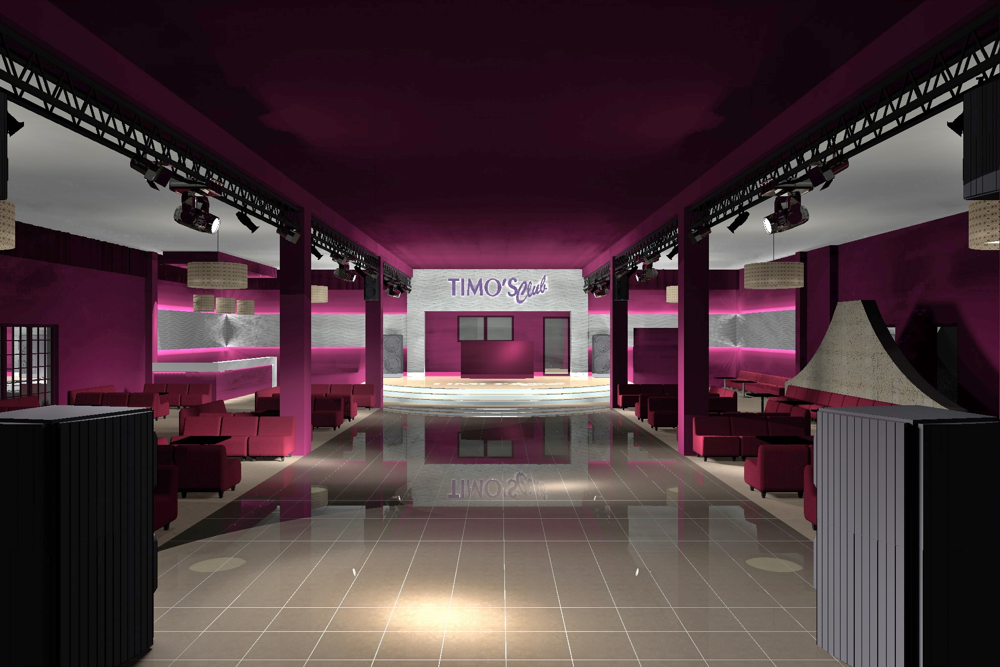 迪斯科舞厅的炫酷空间设计-7