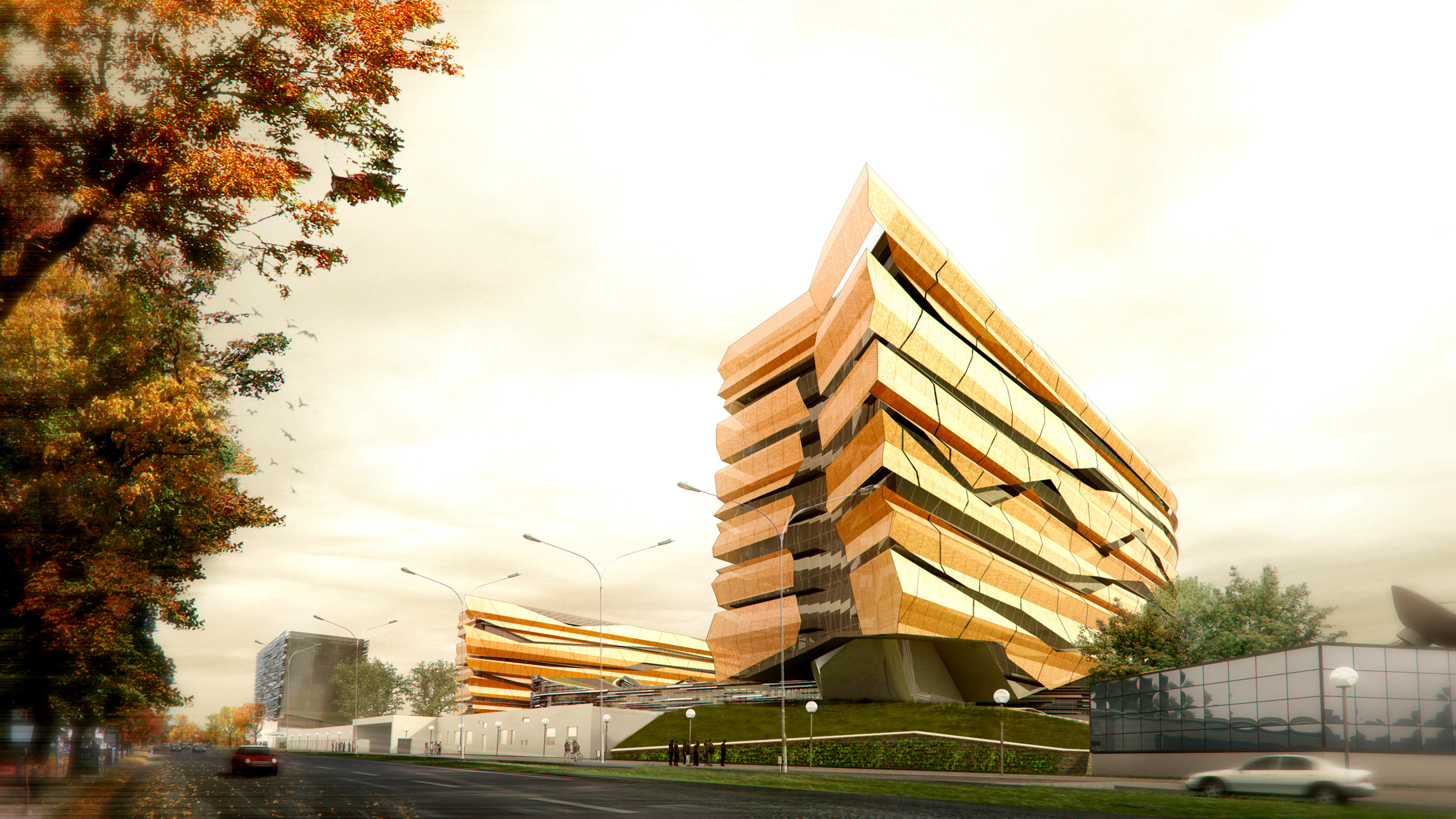 米兰 Eni 总部大楼 · 现代办公空间的绿色与创新设计-2