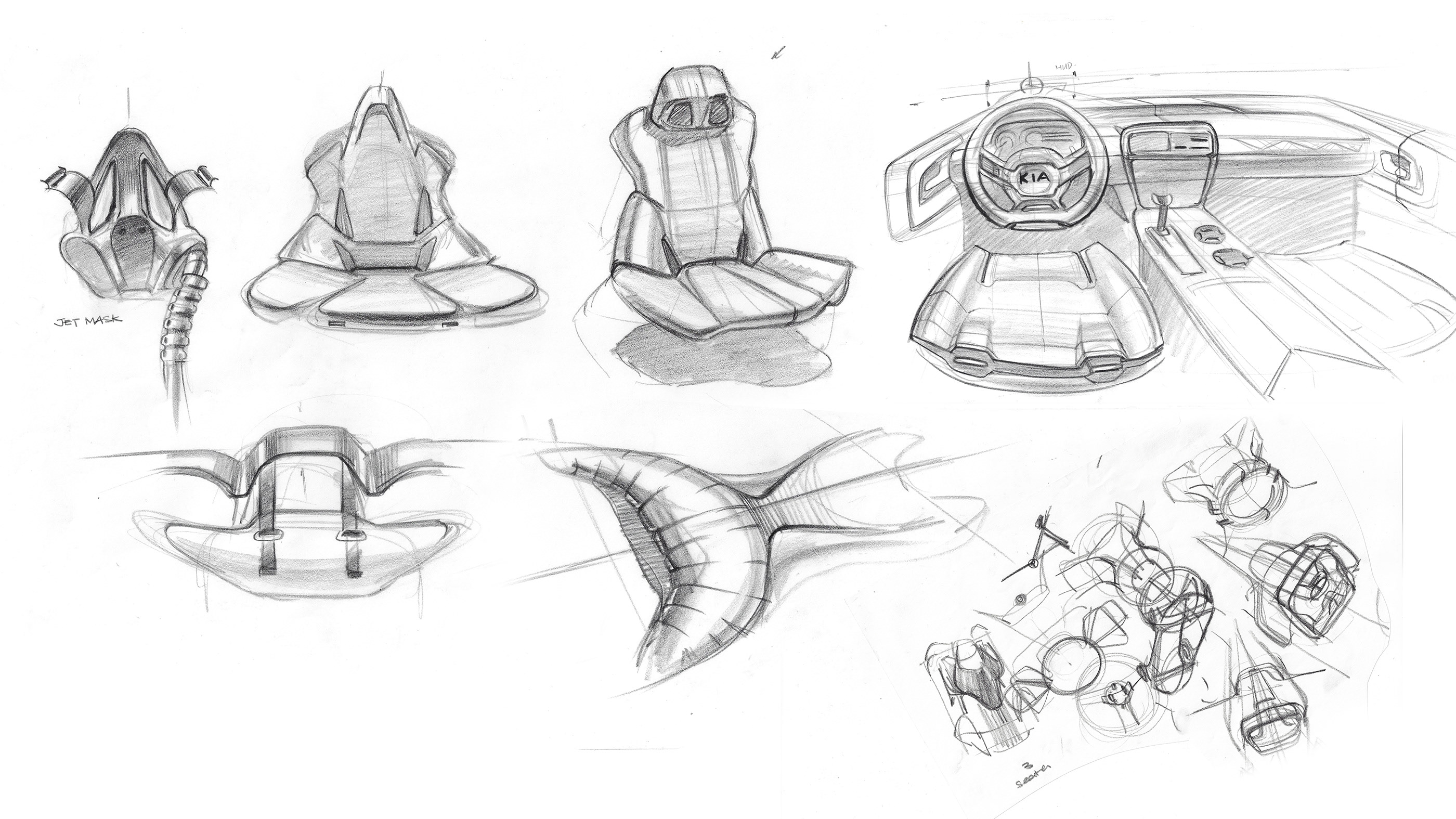 创意三座概念车内饰设计-9