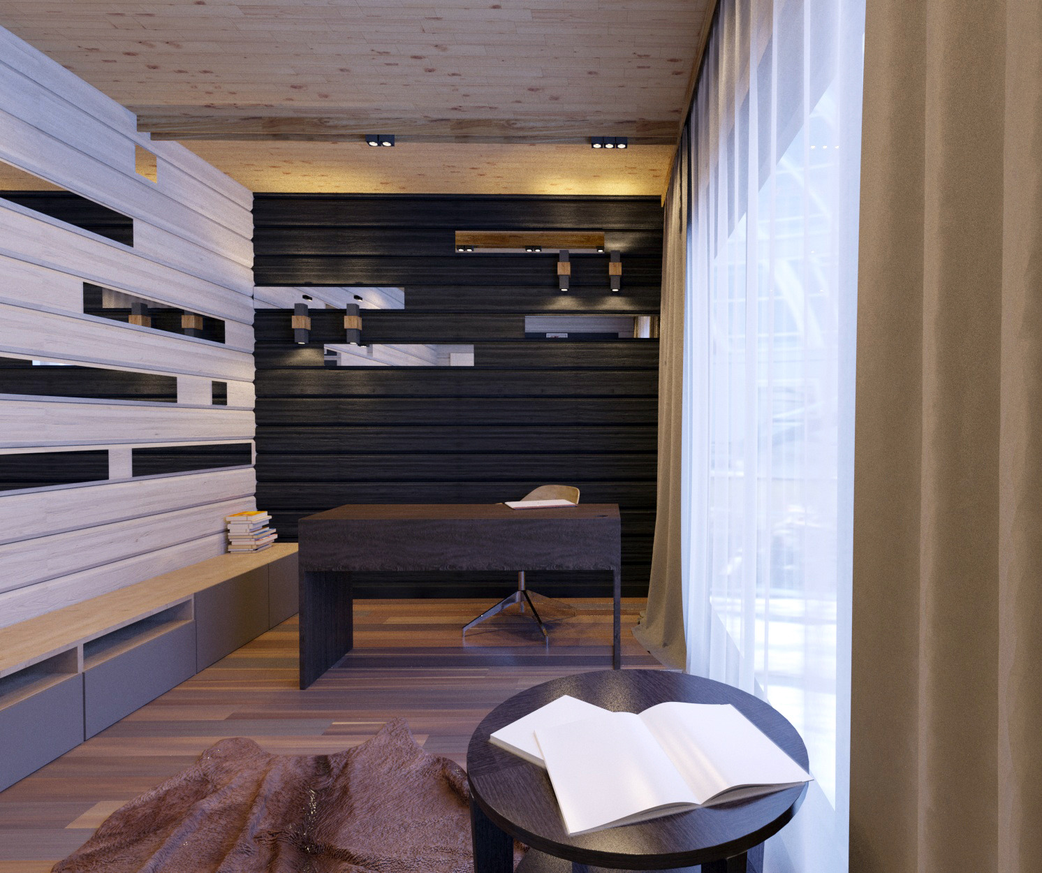 木质空间的艺术 | 温馨二居室的室内设计-7