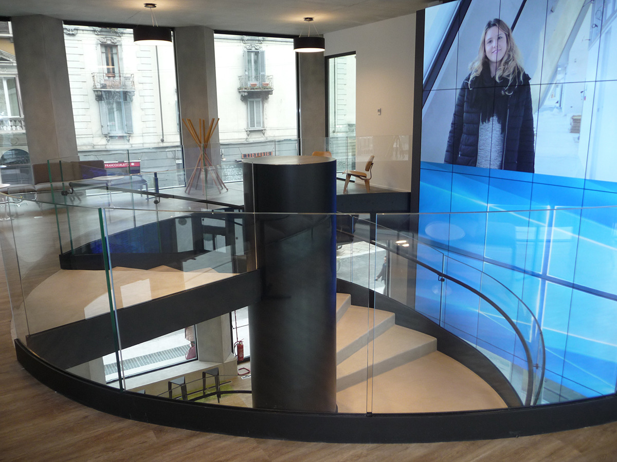 微软米兰新总部螺旋楼梯设计-27