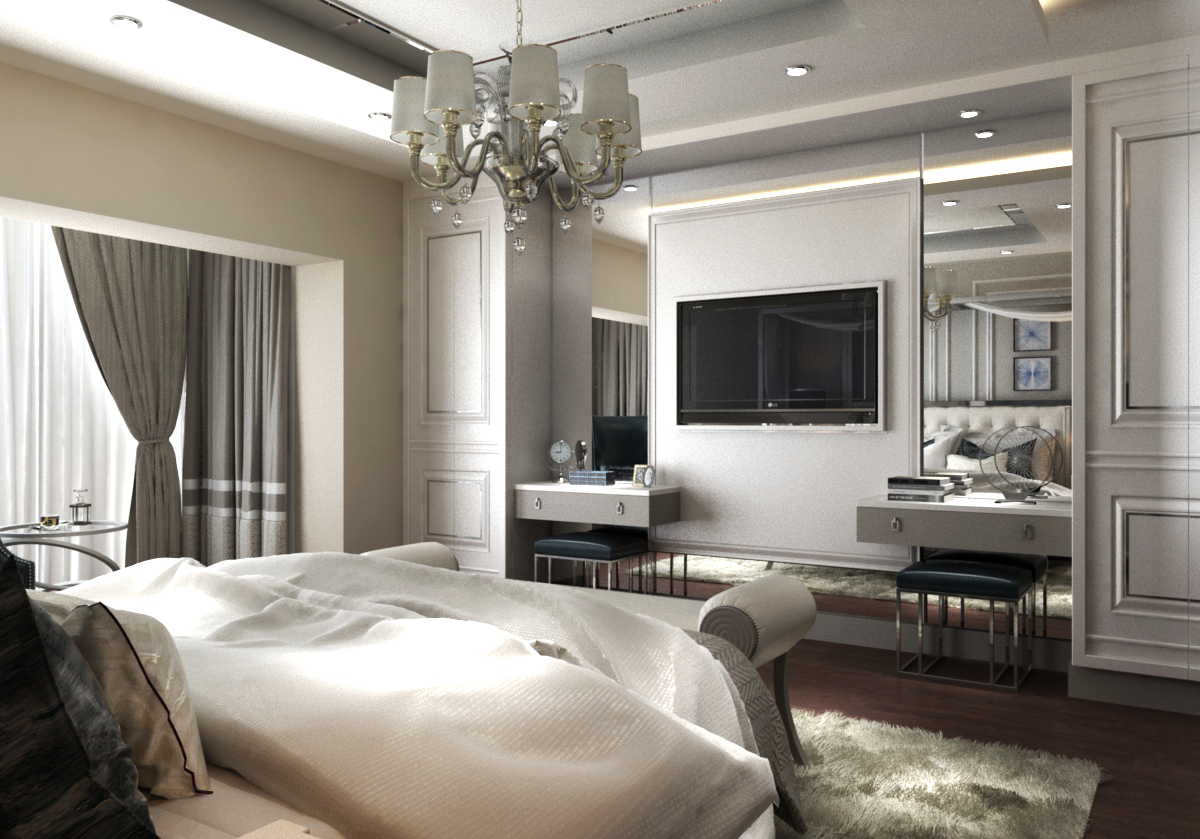 豪华主卧设计 | 3dsmax+Vray+Photoshop 打造舒适空间-3