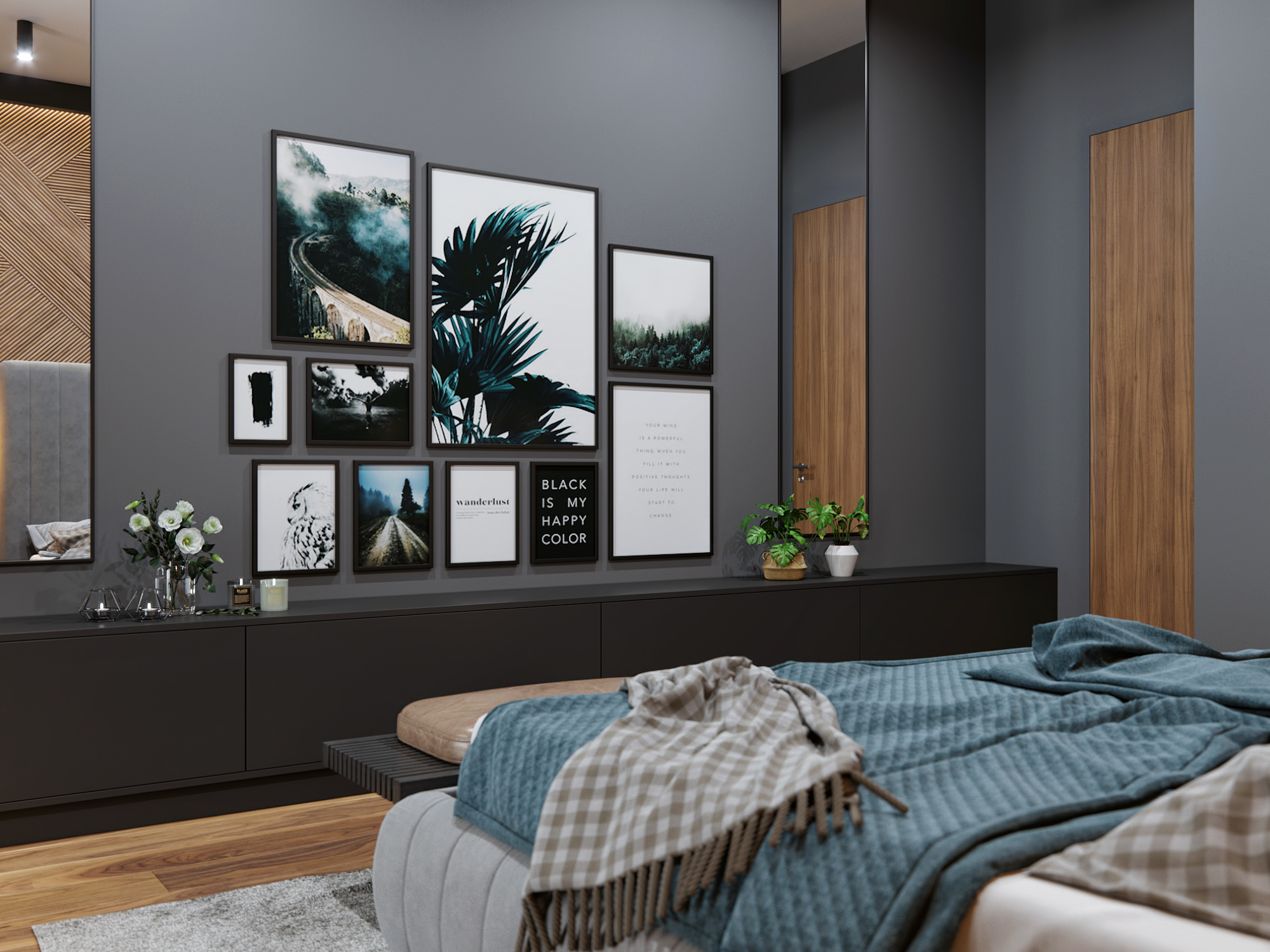 莫斯科 116 平米暗黑系室内设计-14