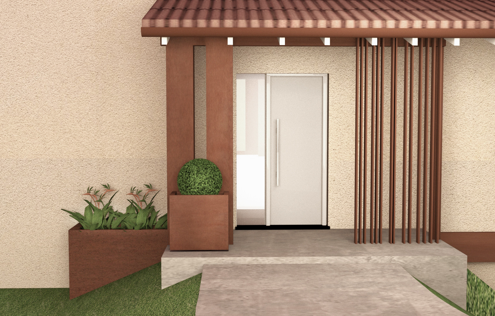 湖景别墅,意式自然风情-3