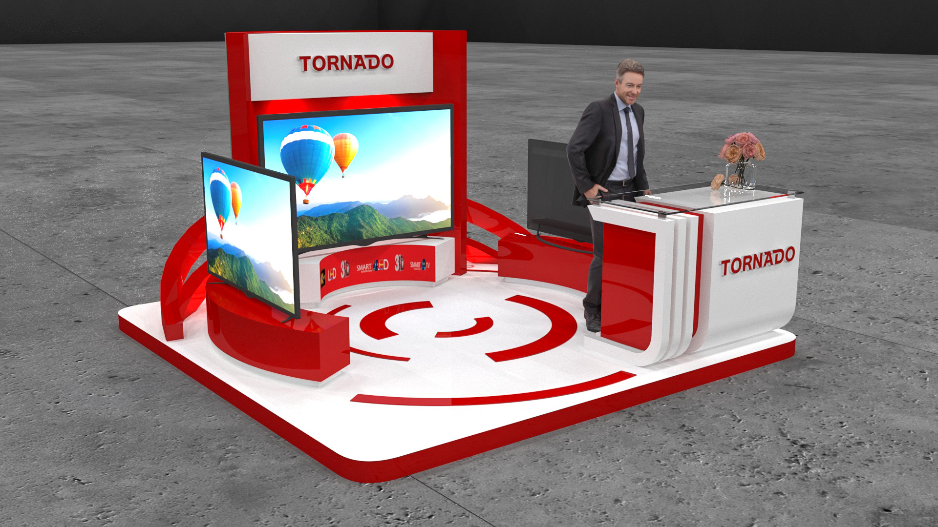 Tornado Booth Design at Carrefour-2