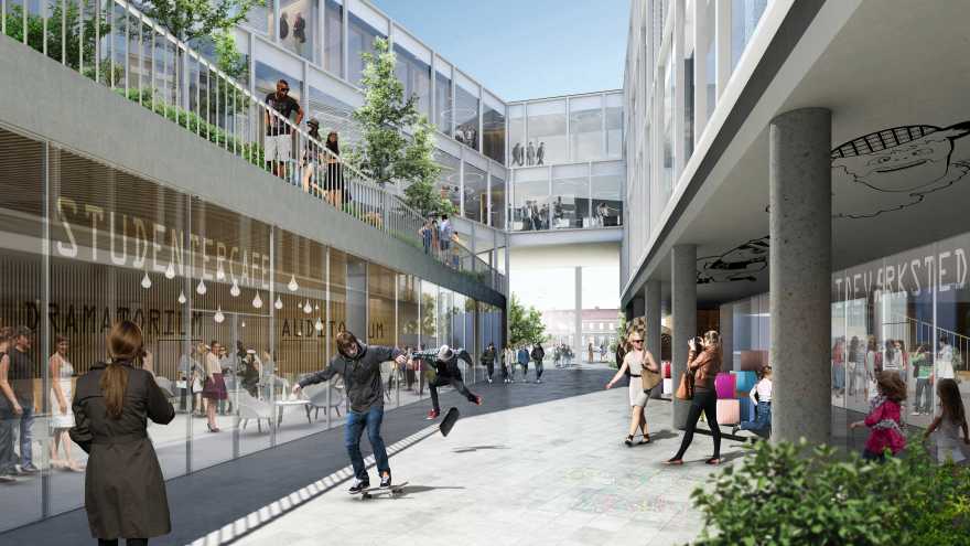 通过大学学院,校园霍森-11