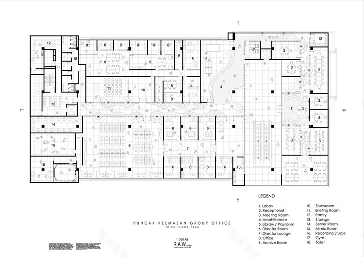 印尼丛林中的曲线办公室-11