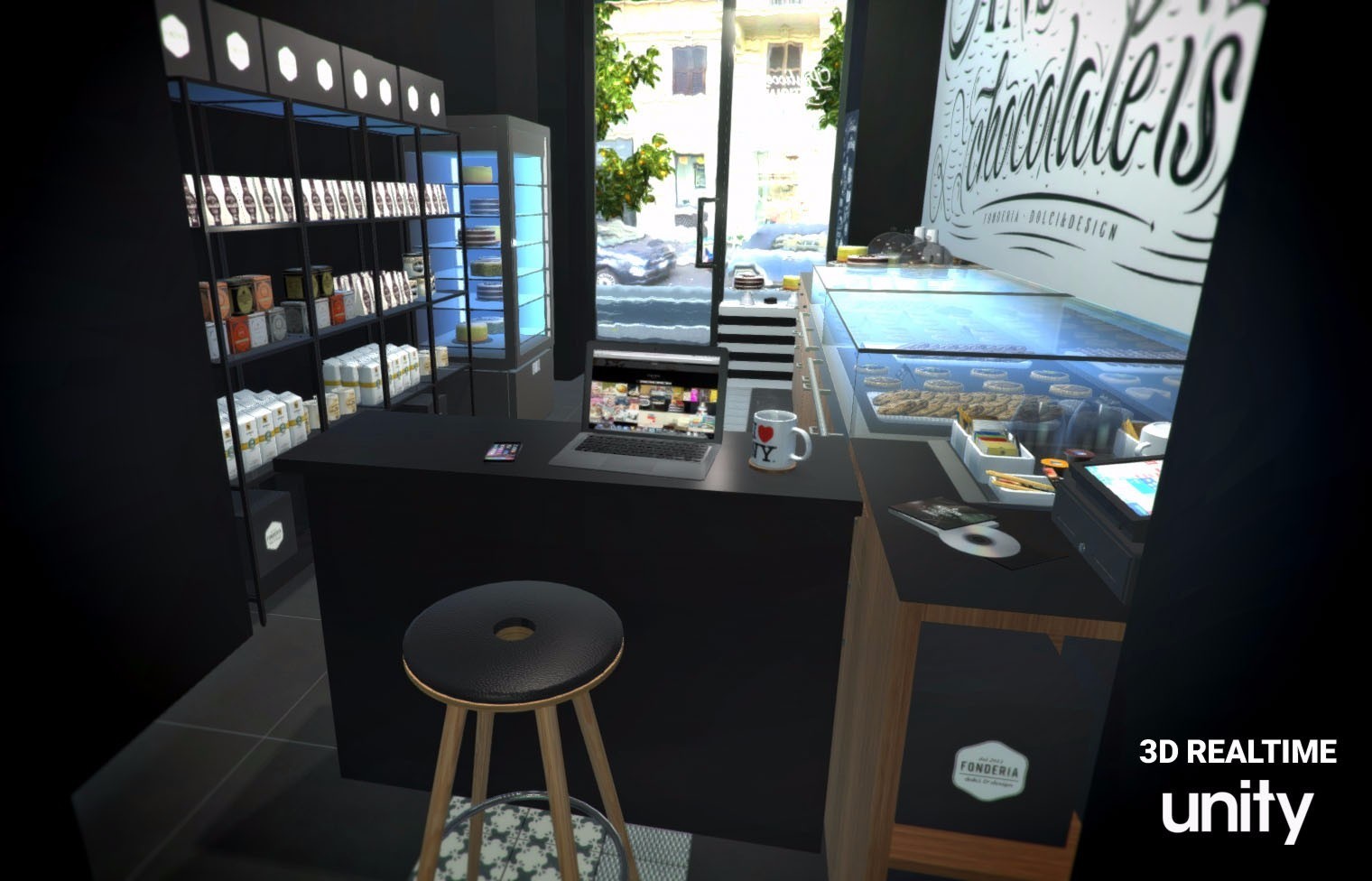 罗马甜品店 | 3D 实时导航与创意工作室的完美结合-7