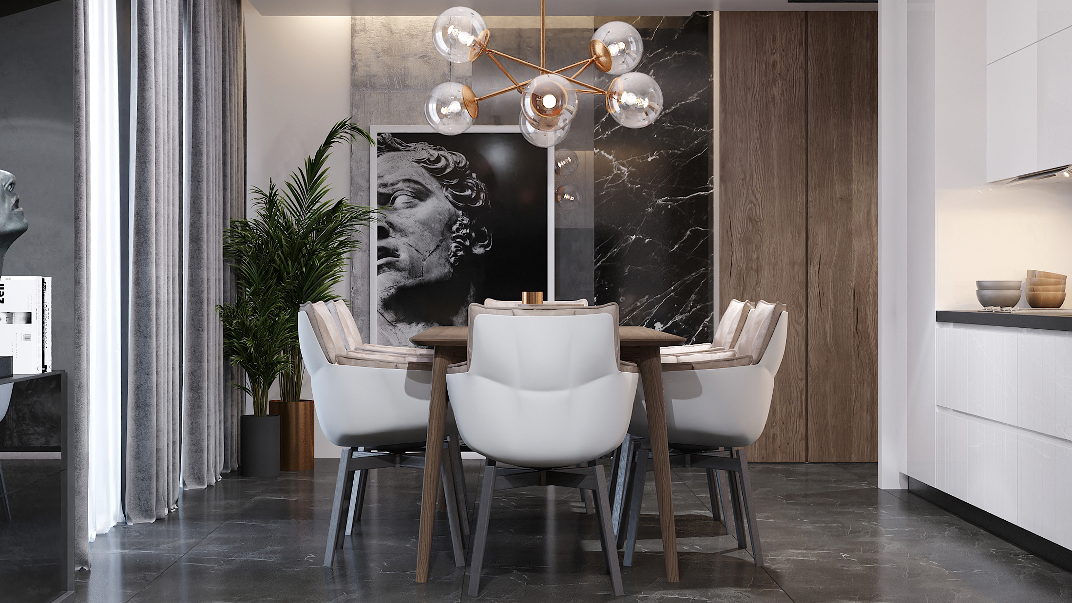 意式极简家居风，演绎 83 平米空间魅力-5