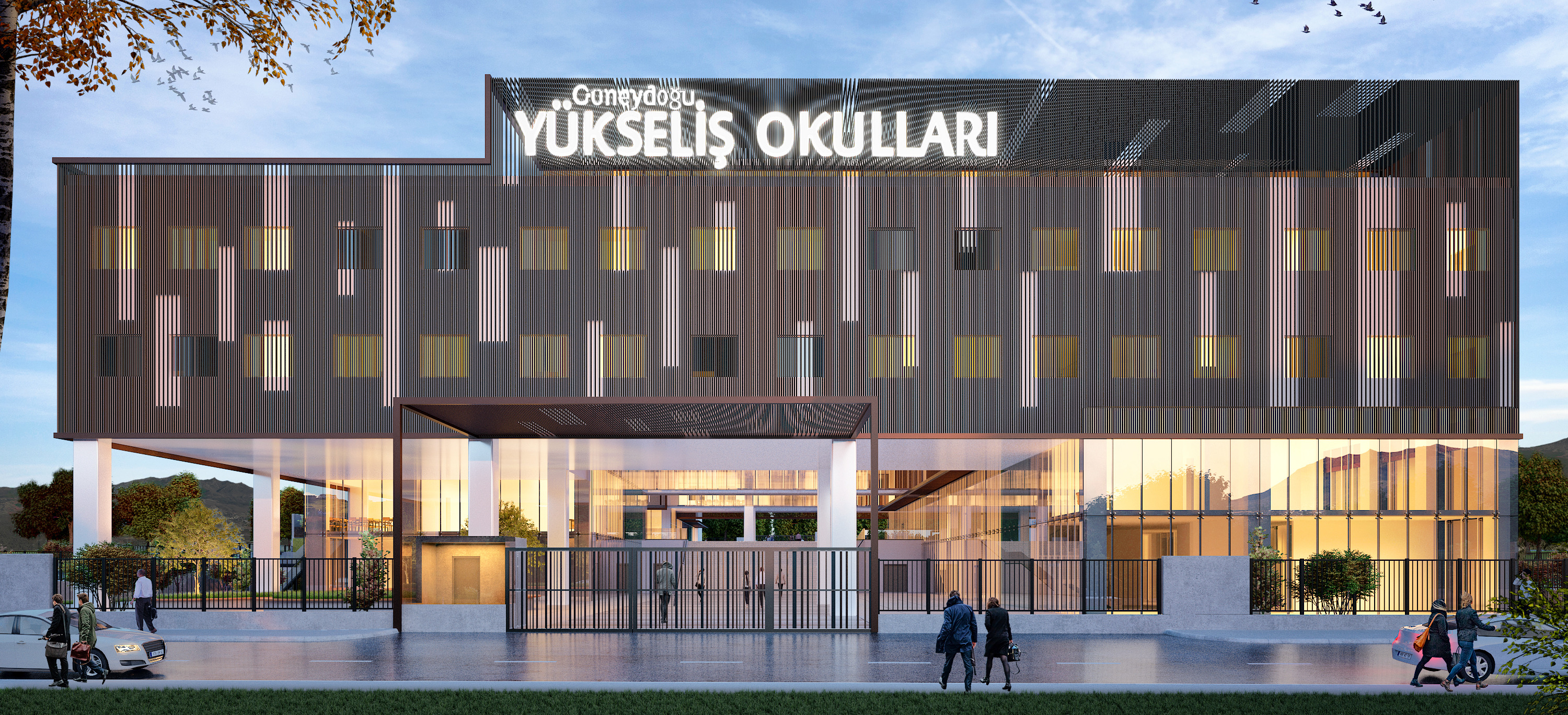 土耳其 Urfa 省 Southeast Yukselis Schools 教育建筑-1