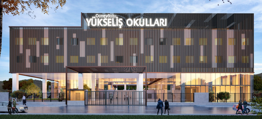 土耳其 Urfa 省 Southeast Yukselis Schools 教育建筑-1