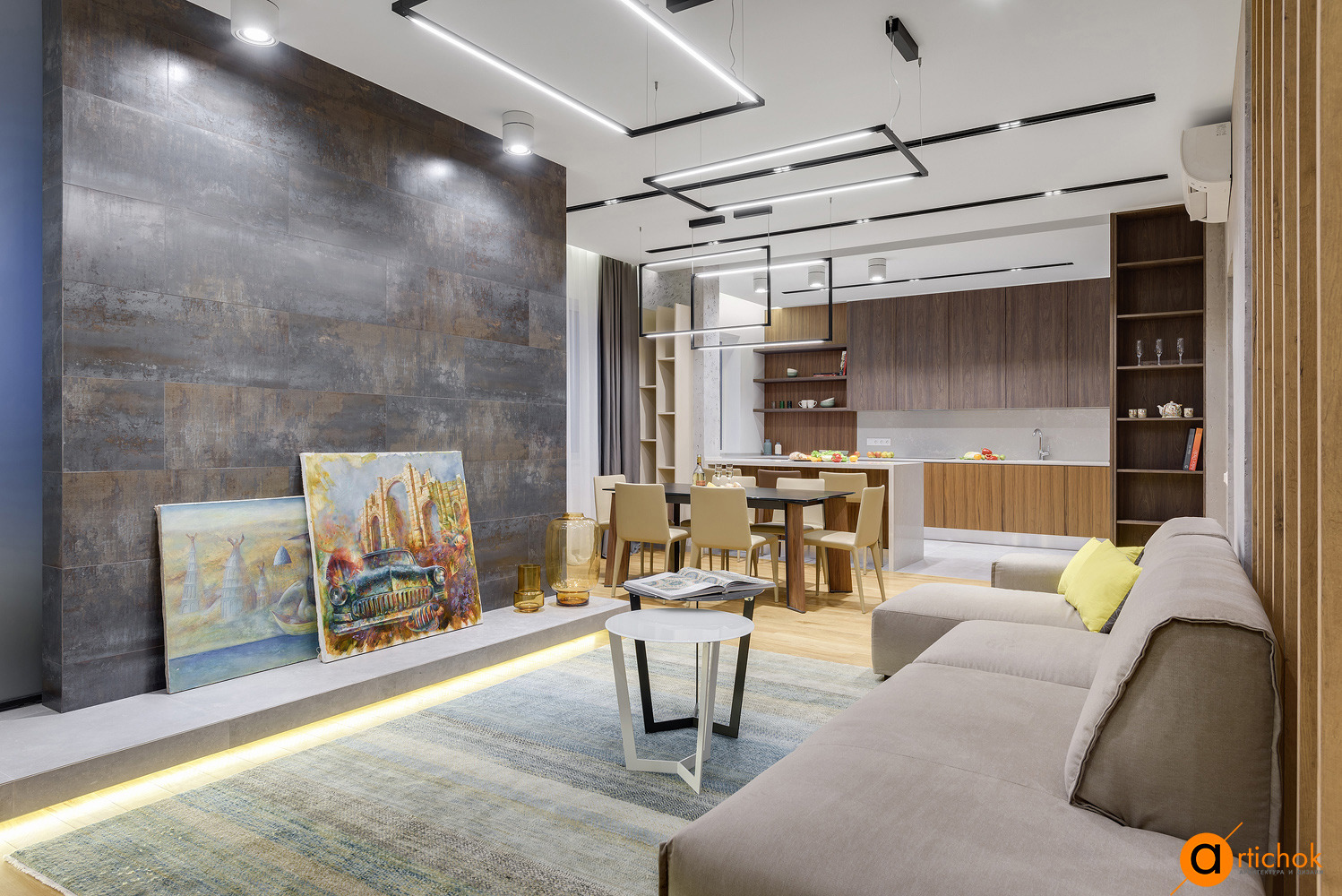 融合功能与舒适的现代公寓设计-5