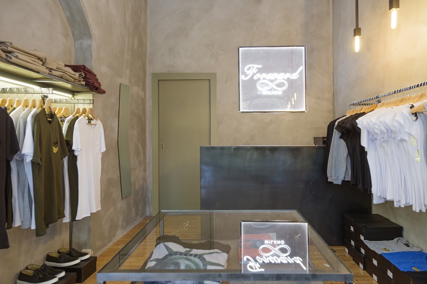 米兰 Forward 商店 | 精致细节展现极简和谐空间-0
