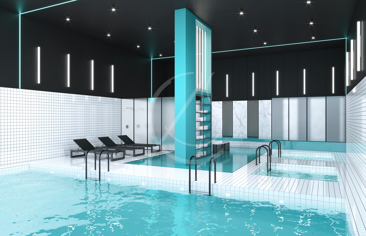 女士健身中心室内设计-1