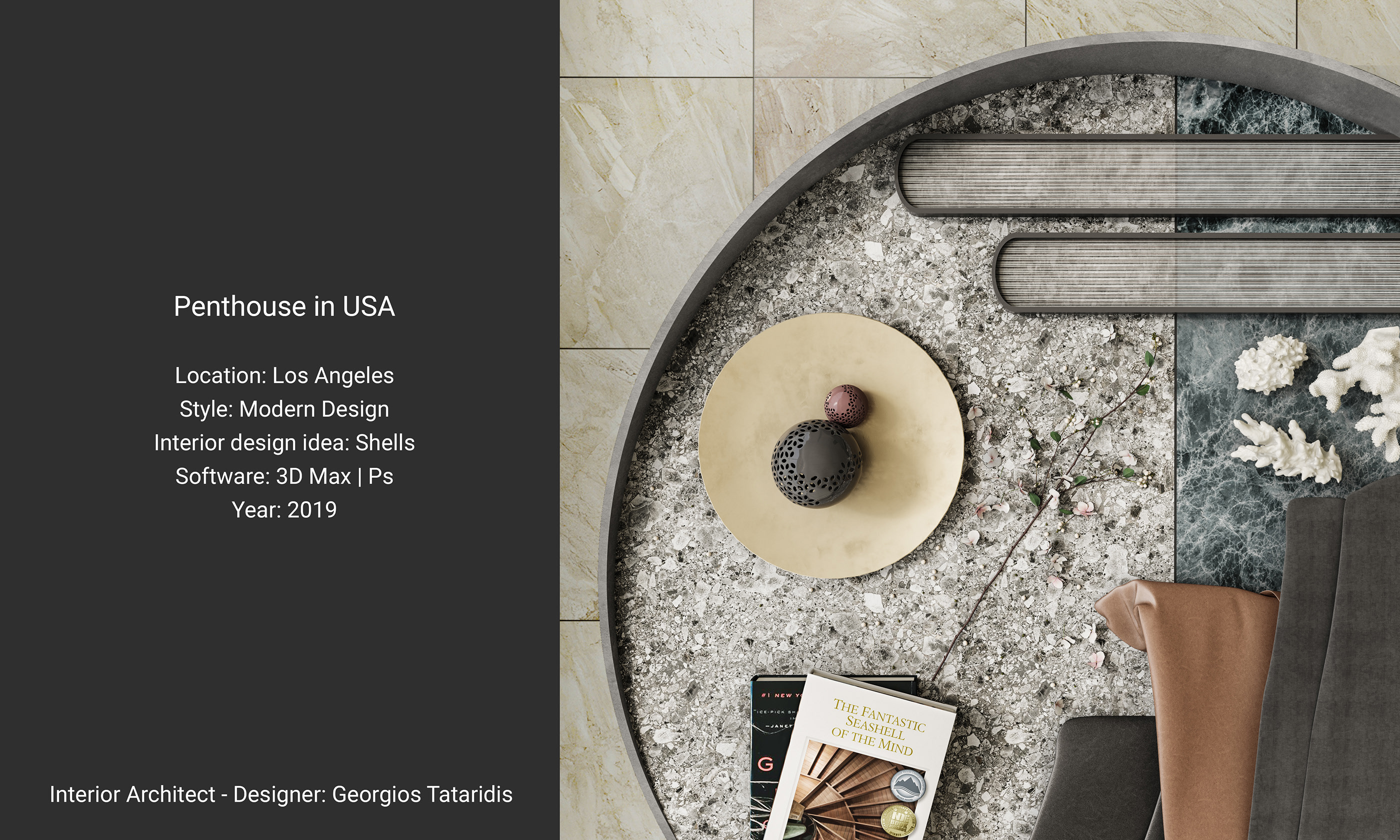 洛杉矶顶层公寓——“壳”式家具打造独特空间-1