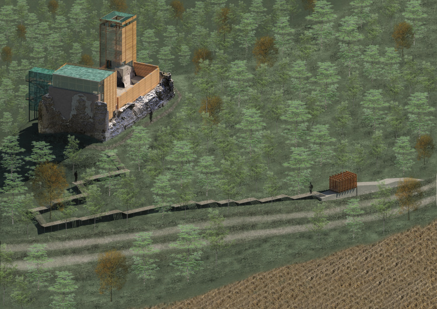 城堡复兴 · Roccacolonnalta 修复与再利用-3