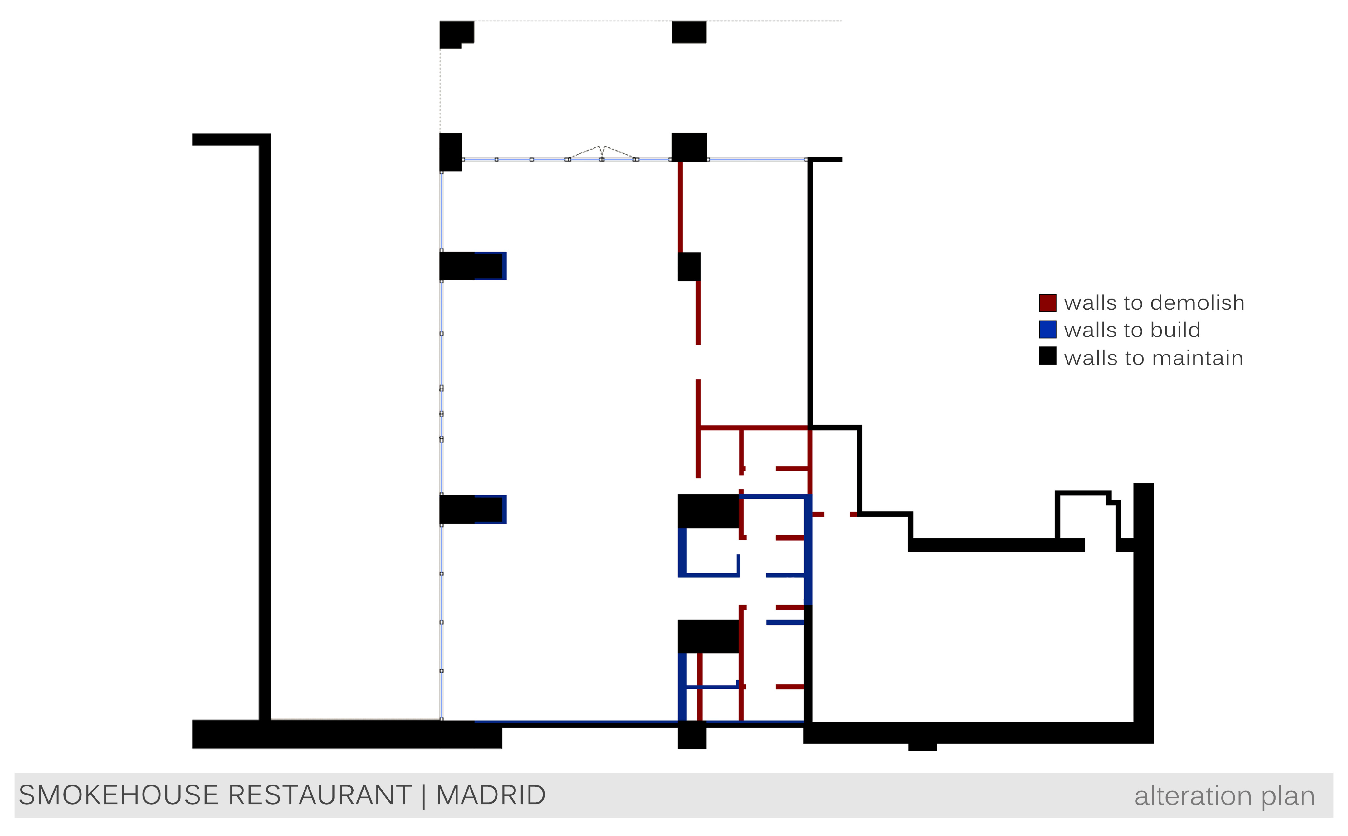 Madrid 西班牙城市烟熏屋餐厅设计大赛佳作-6