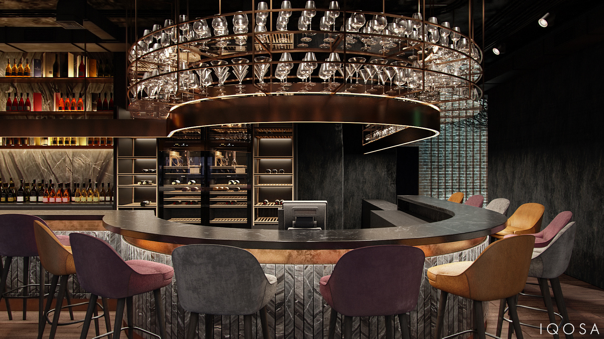 欧式高档餐厅 | 自然材料与精致设计的完美融合-14