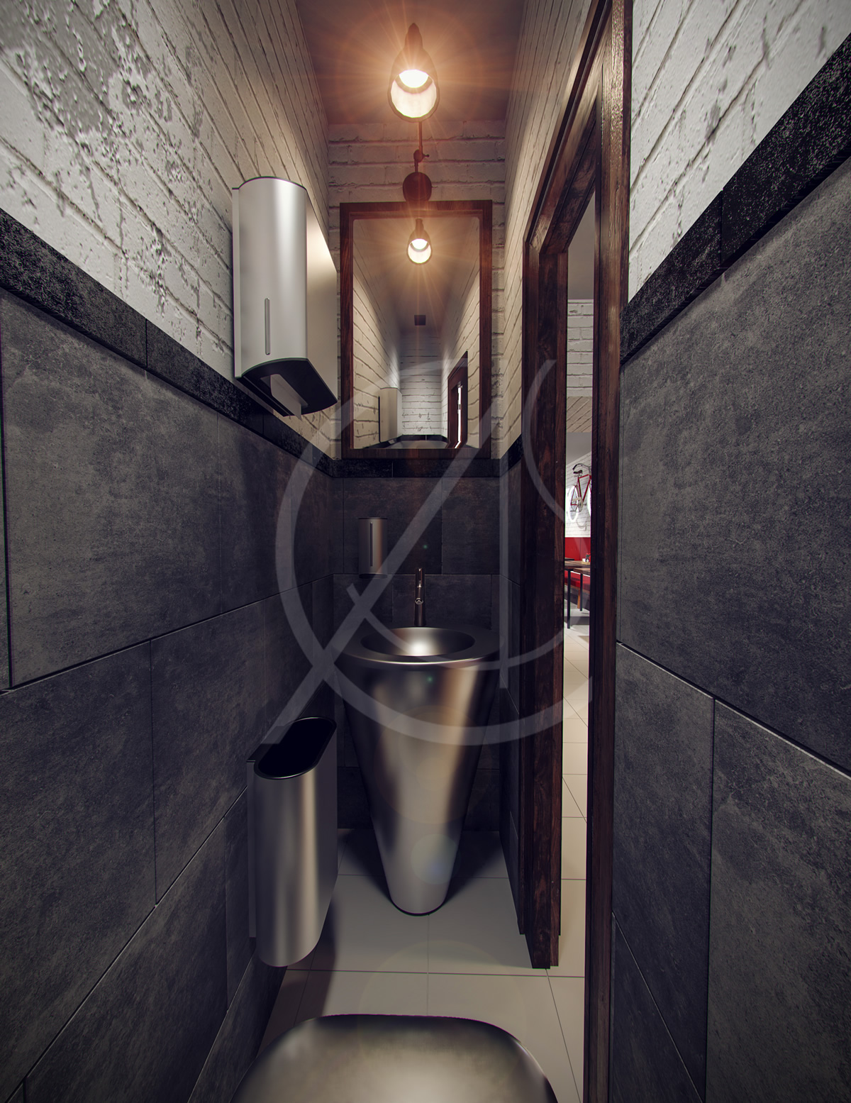 喀山工艺汉堡餐厅 | 工业风中的温馨之作-9