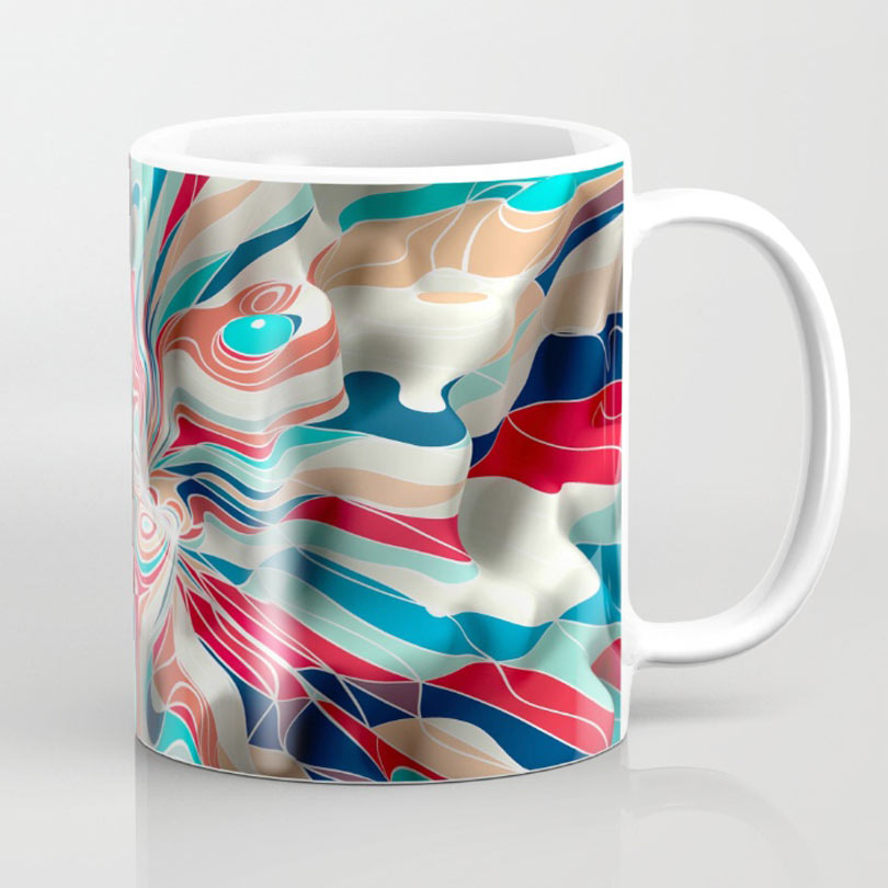 《设计牛奶》携手 Society6，带来独特设计的咖啡杯-16