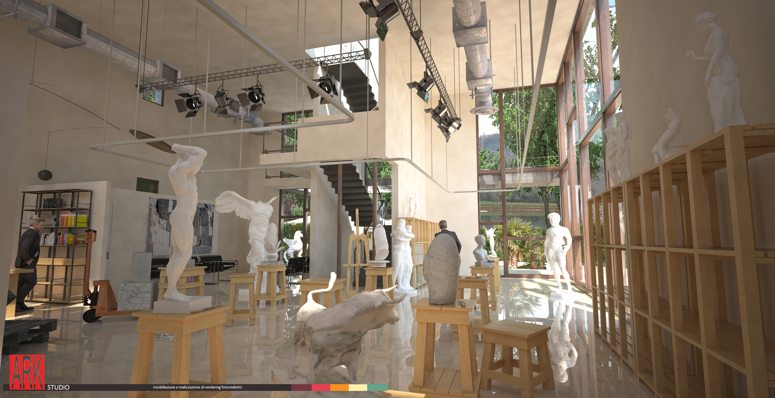 意大利雕塑学校内外部设计赏析-9