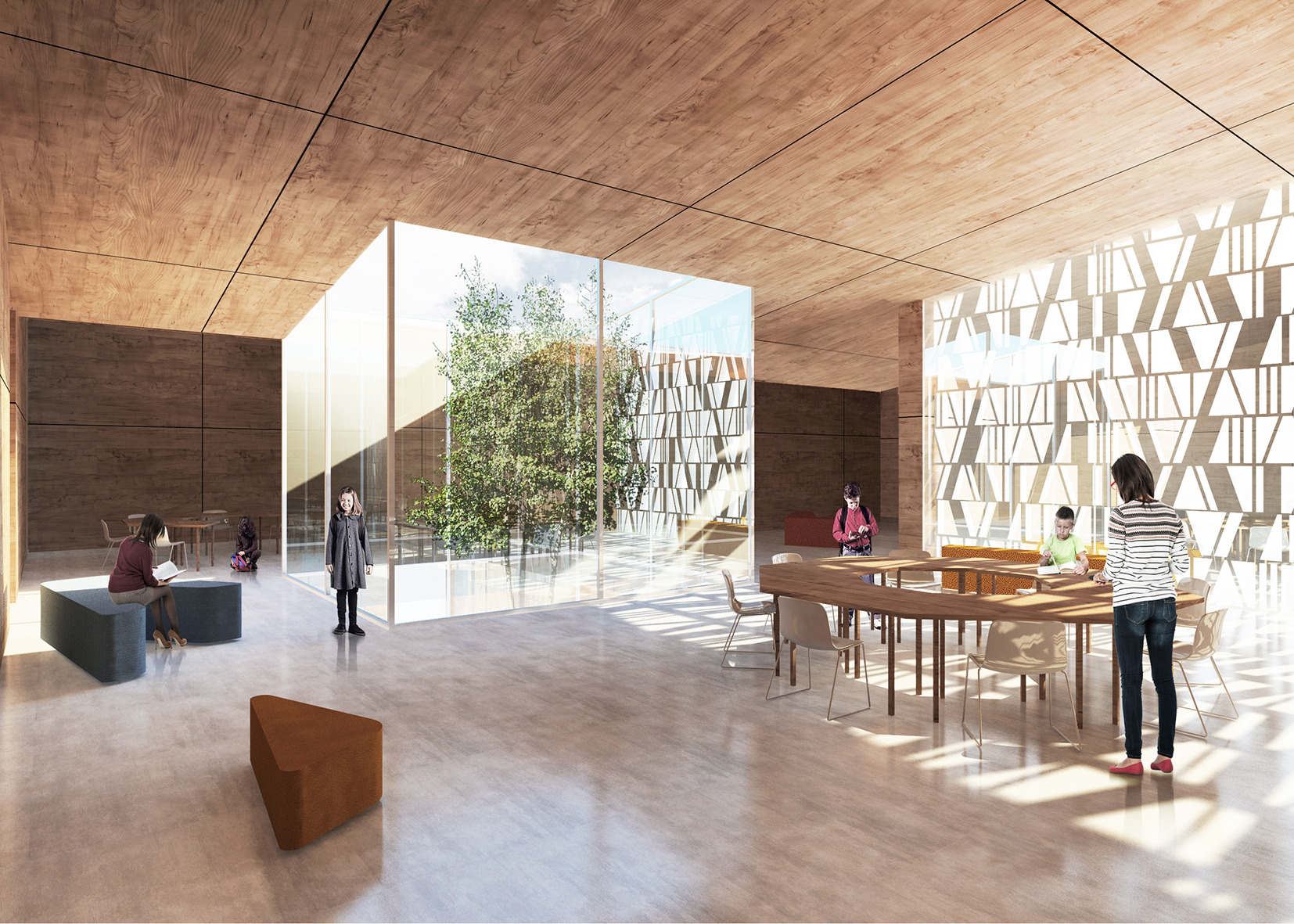 创新校园设计,融入自然与学习社区-15