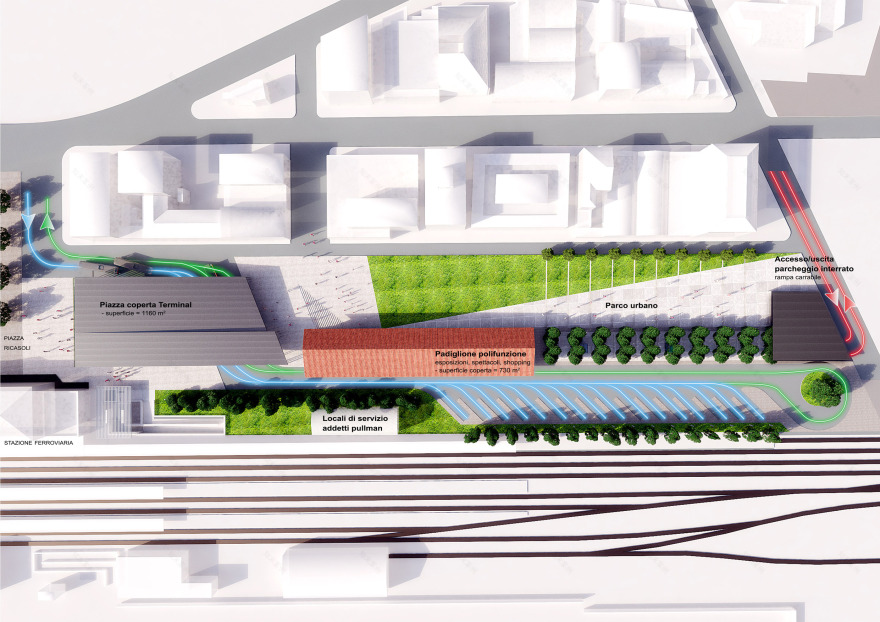 意大利卢卡火车站旁的多功能公共空间设计-10