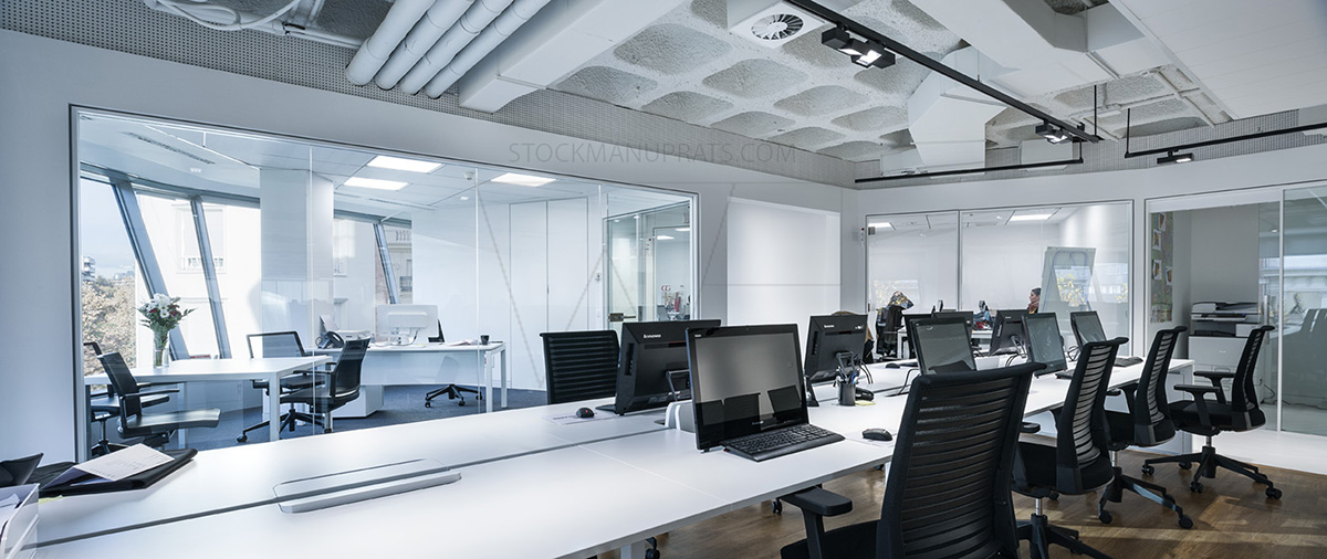 Open space area - interior design modern offices-11