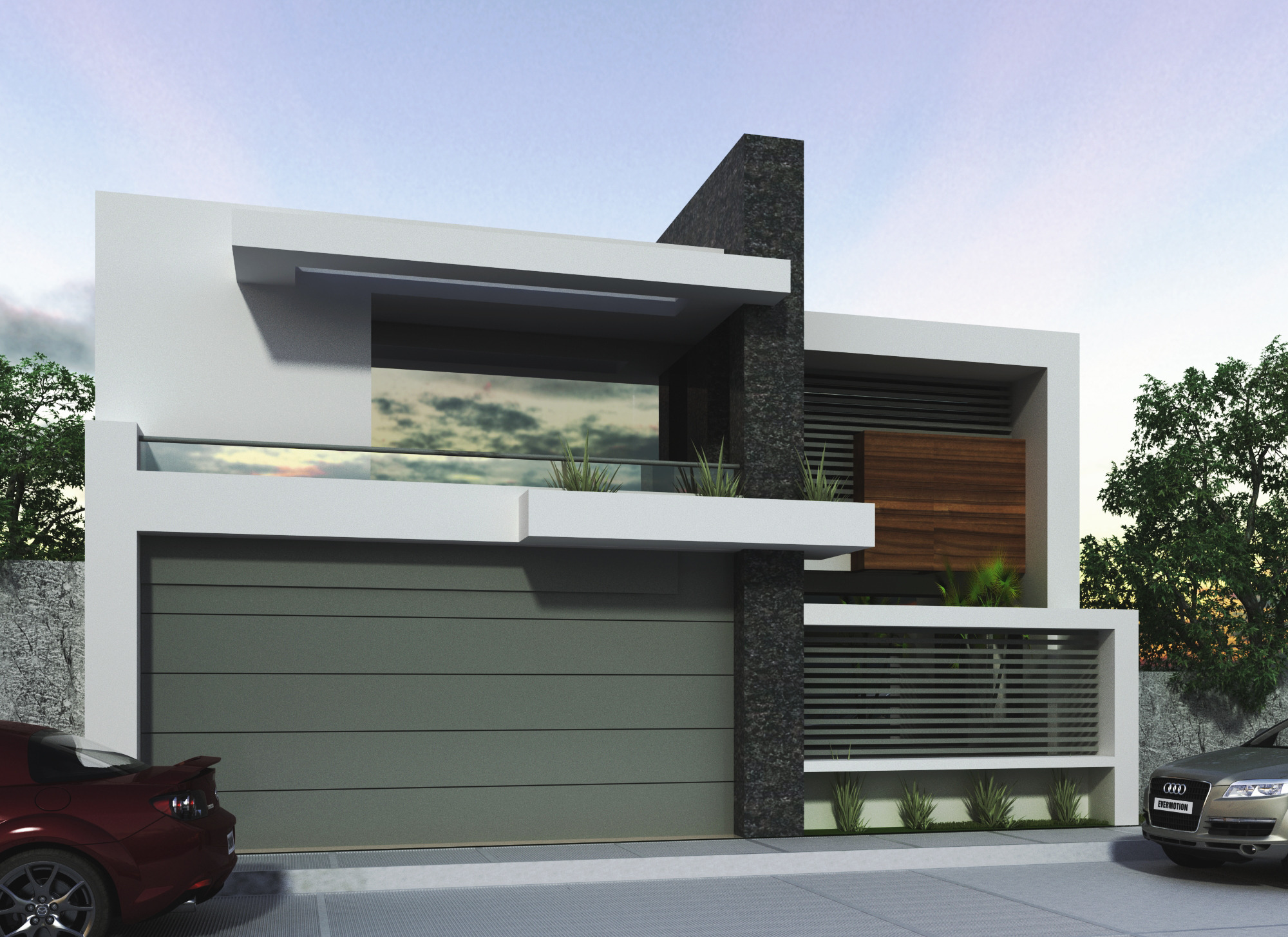 墨西哥风情独栋住宅设计-11