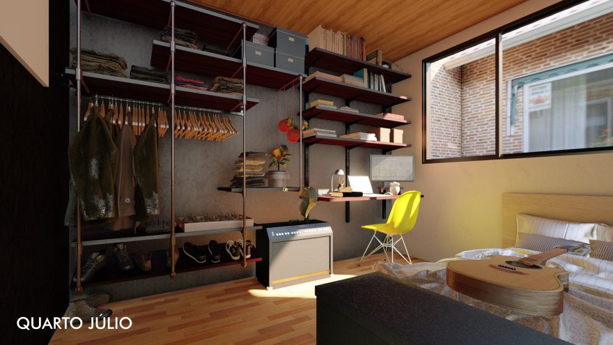 《七月四号室》——专为年轻程序员和音乐家打造的空间设计-0