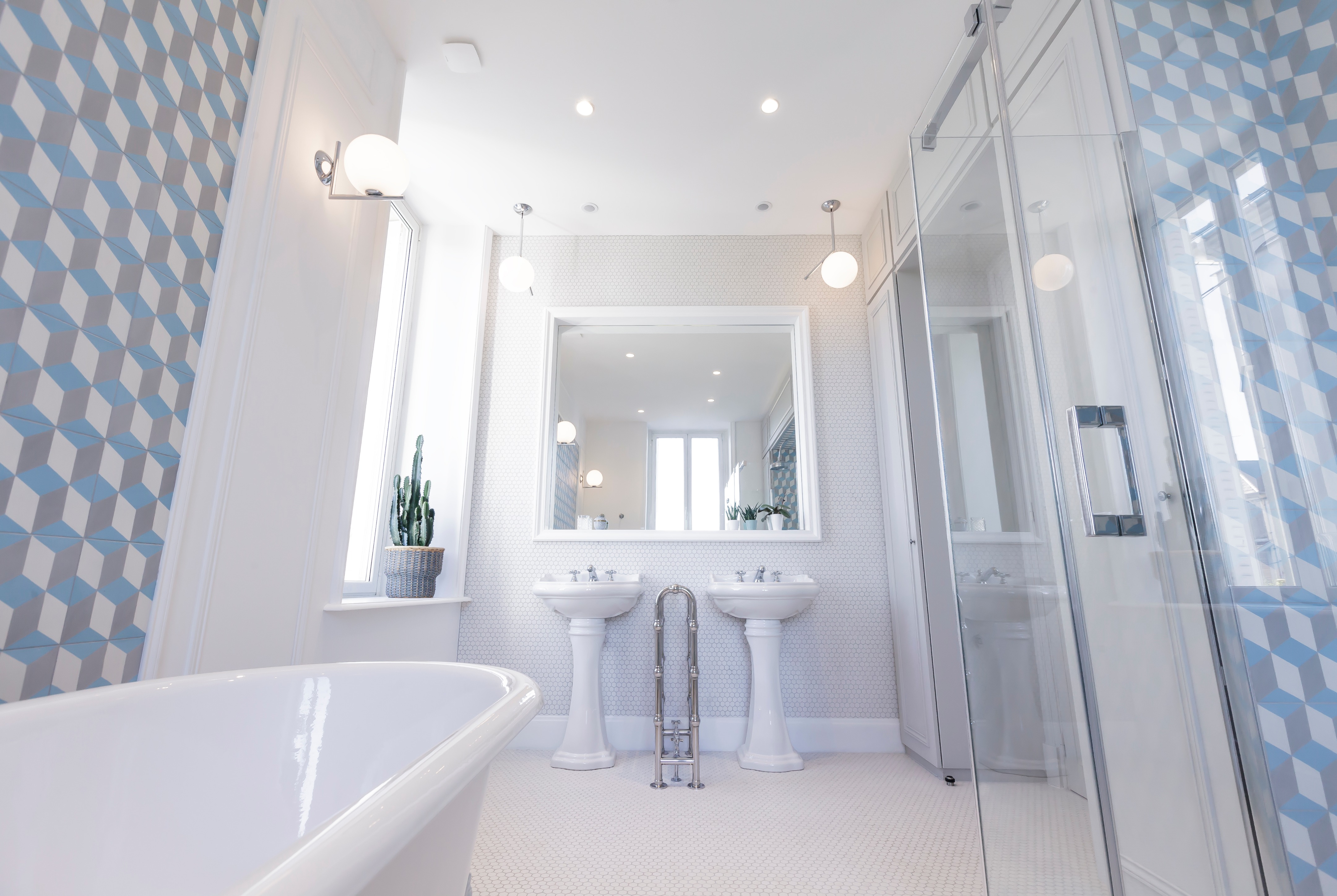 复古风格的一楼卫浴改造-0